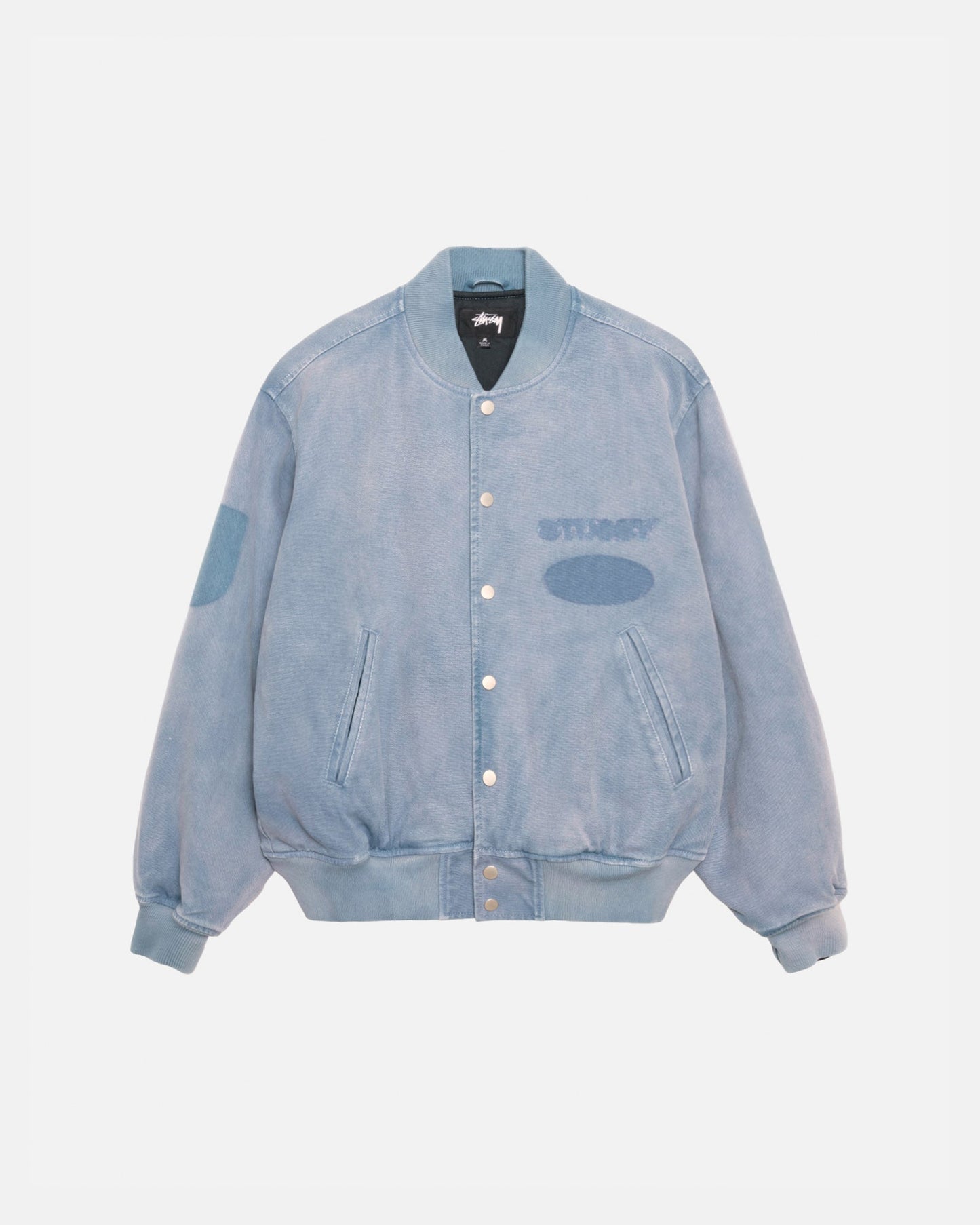 BLOUSON TEDDY EN TOILE AVEC LOGO FANTÔME