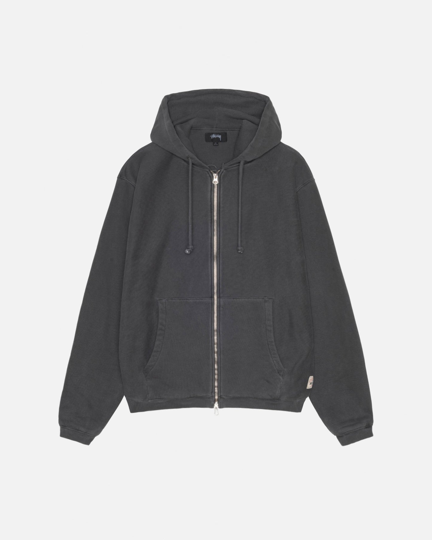 SWEAT À CAPUCHE ZIPPÉ DOUBLÉ GAUFRÉ