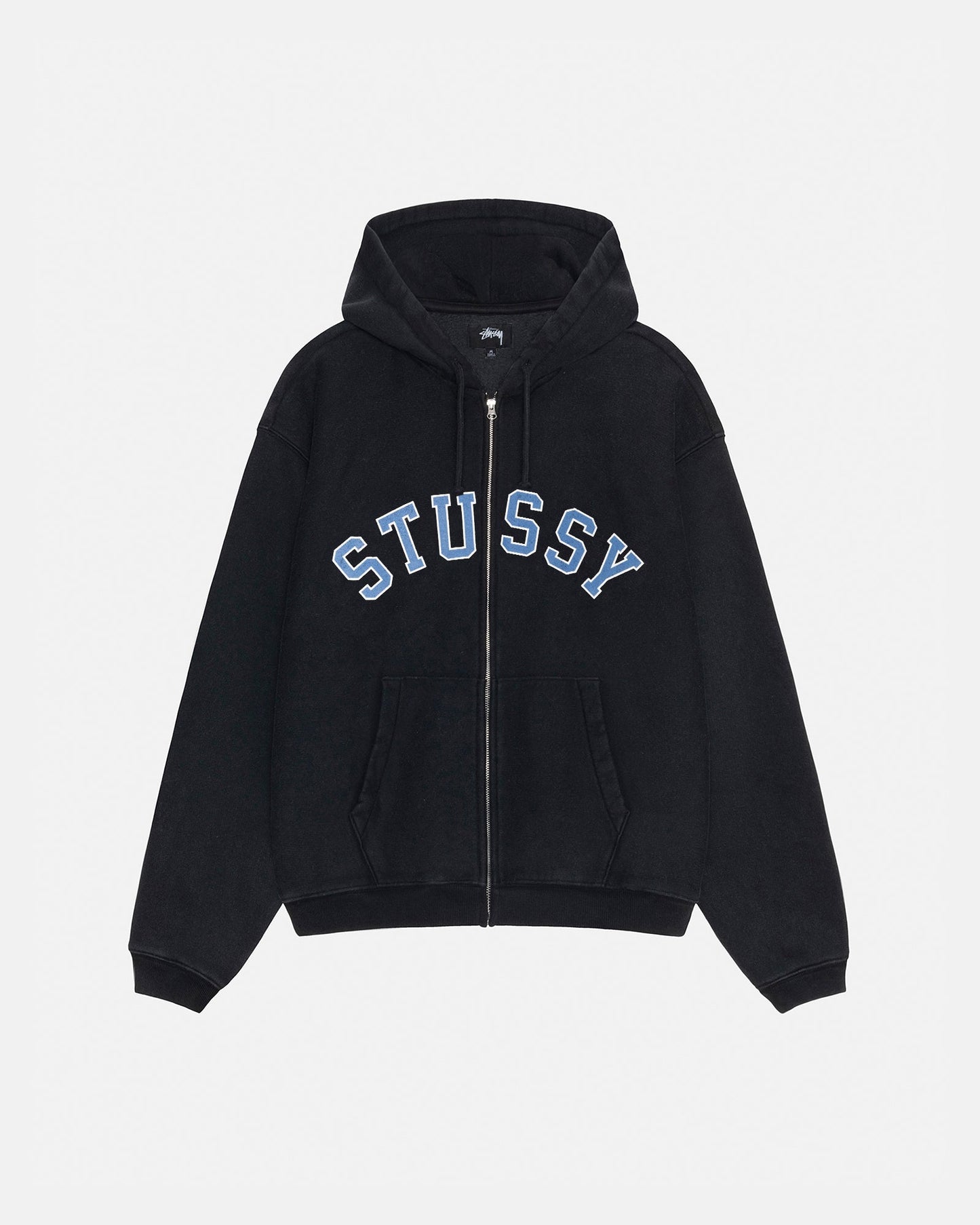 SWEAT À CAPUCHE ZIPPÉ À MOTIF DÉLAVÉ
