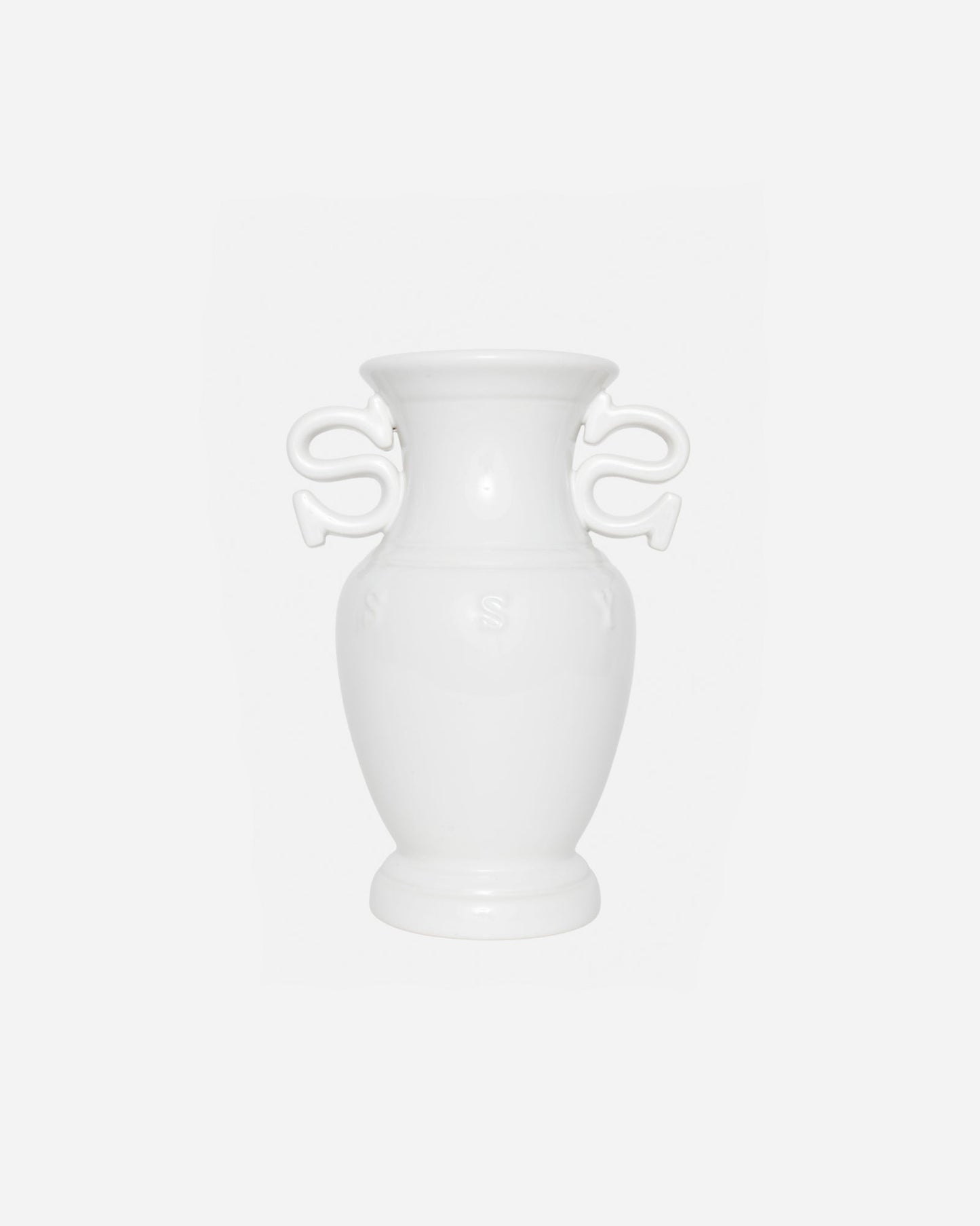 VASE EN CÉRAMIQUE AVEC ANSE EN S