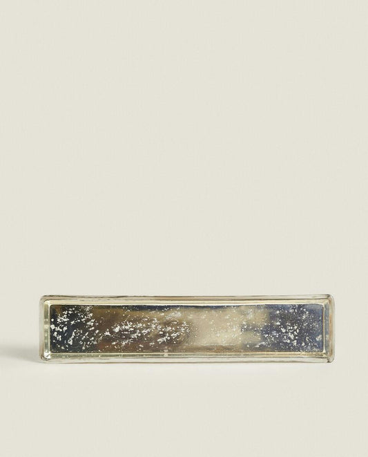 SQUARE GLASS TEALIGHT HOLDER