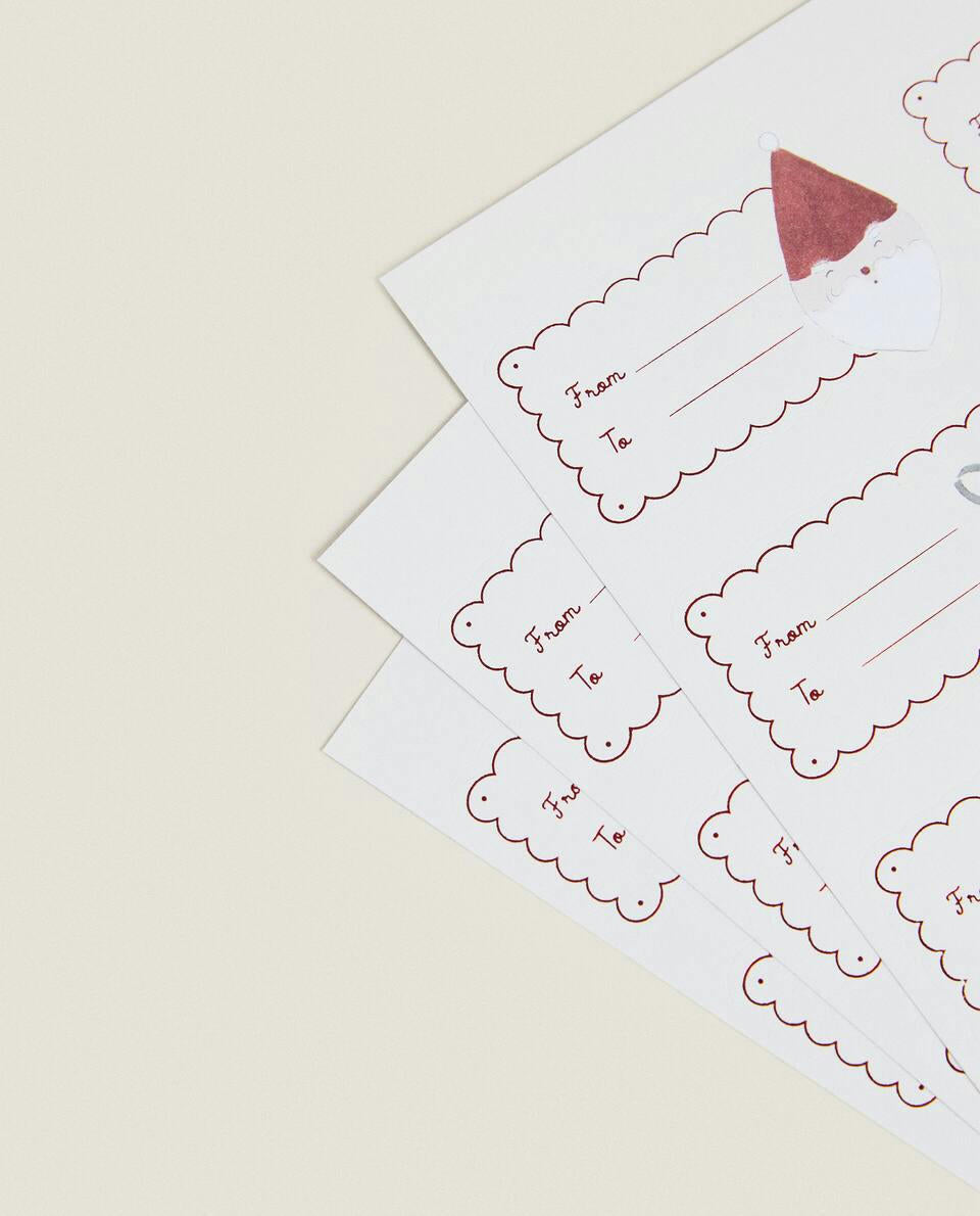 PACK OF CHILDREN’S CHRISTMAS GIFT LABELS (PACK OF 24)