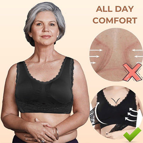 🎁Achetez-en 1, obtenez-en 2 GRATUITS🎁 - Soutien-gorge Confortable Corset Bretelles Croisées à Boucles Latérales Dentelle