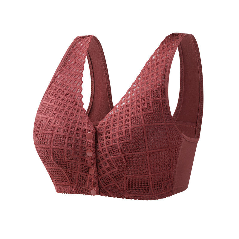 ⏱Offre limitée - Soutien-gorge boutonné devant en coton pour femme