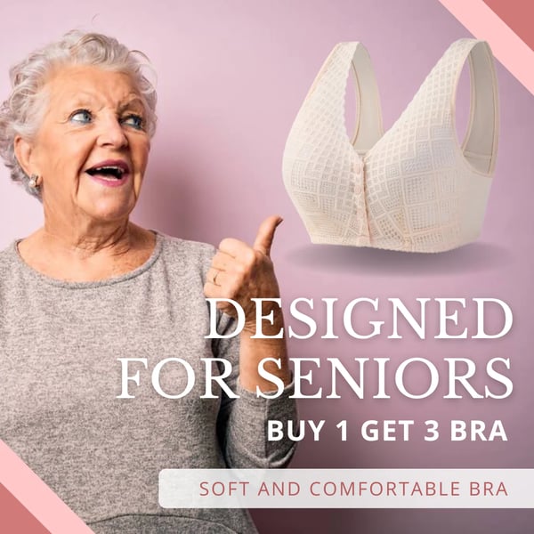 ⏱Offre limitée - Soutien-gorge boutonné devant en coton pour femme