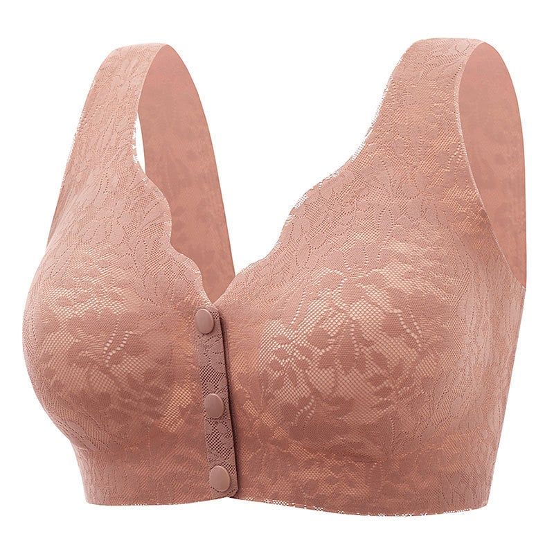 🔥Achetez-en 1, obtenez-en 2 gratuitement maintenant🔥 Soutien-gorge sans armature doux avec boutons à l'avant