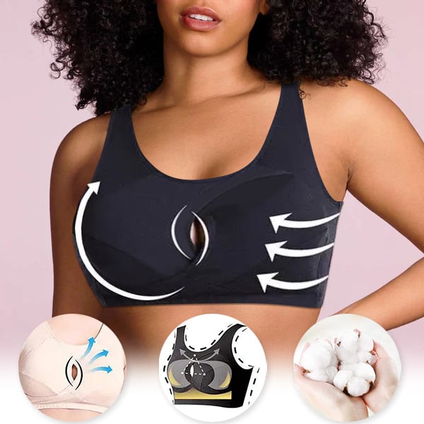 Achetez 1, recevez-en 2 gratuites dès maintenant 😍 – Soutien-gorge sans armature en pur coton, effet liftant anti-affaissement immédiat