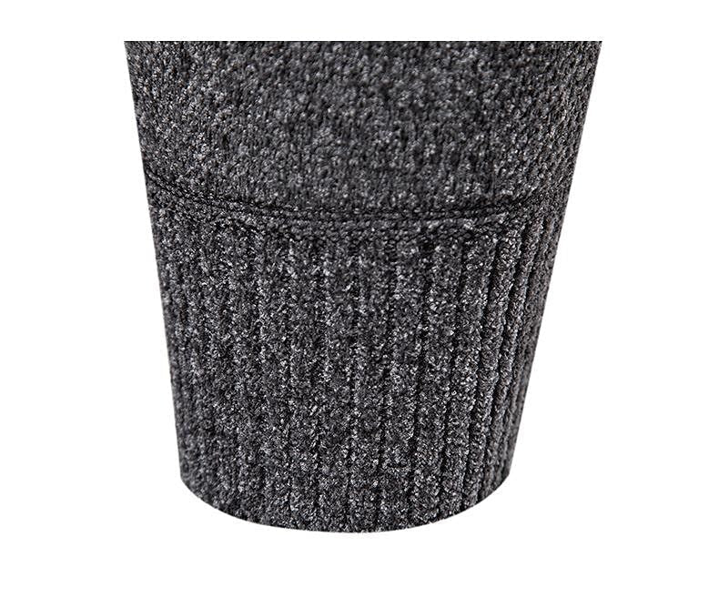 Pull à capuche décontracté basique en chenille pour homme