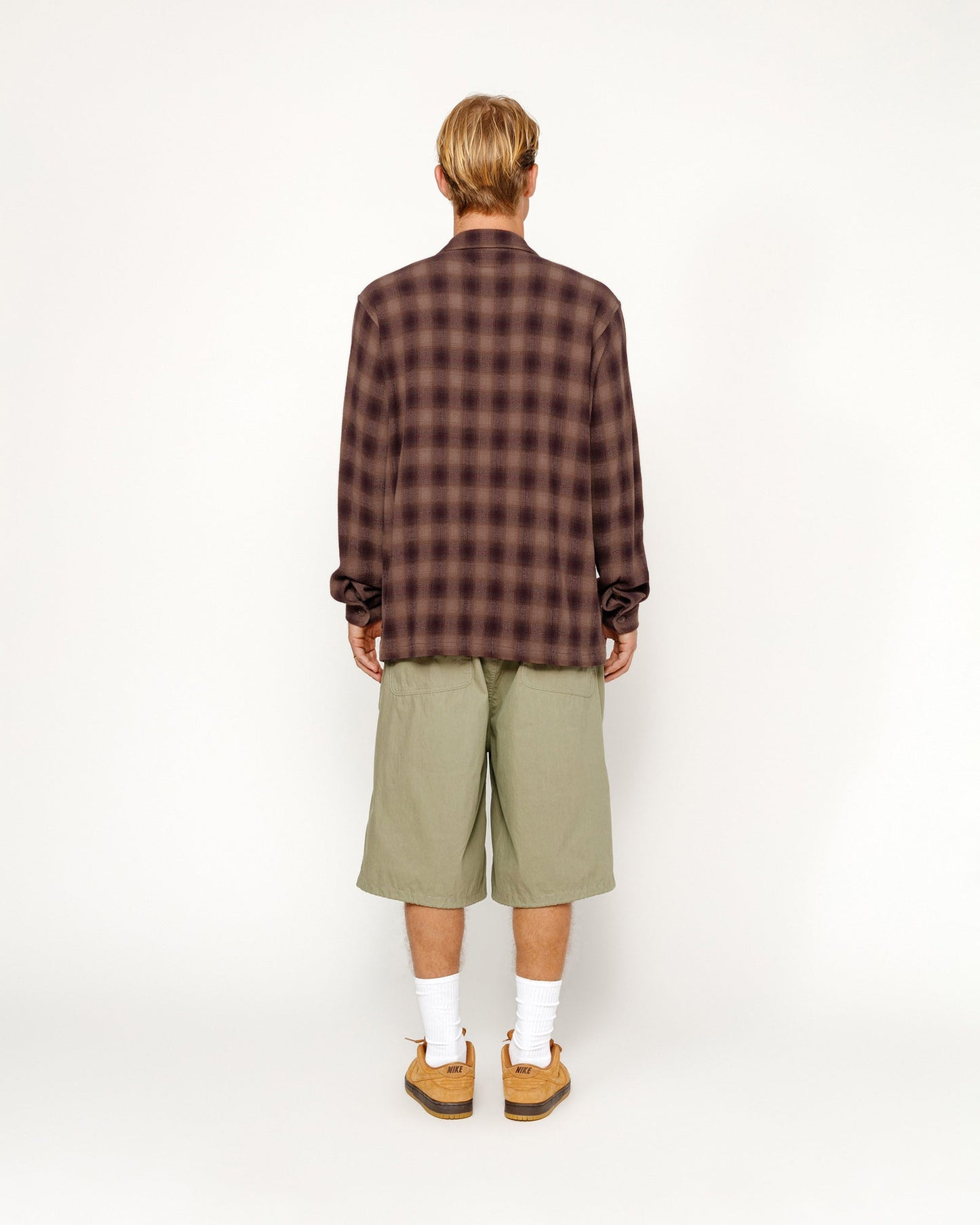 CHEMISE ZIPPÉE EN TWISTÉ À CARREAUX