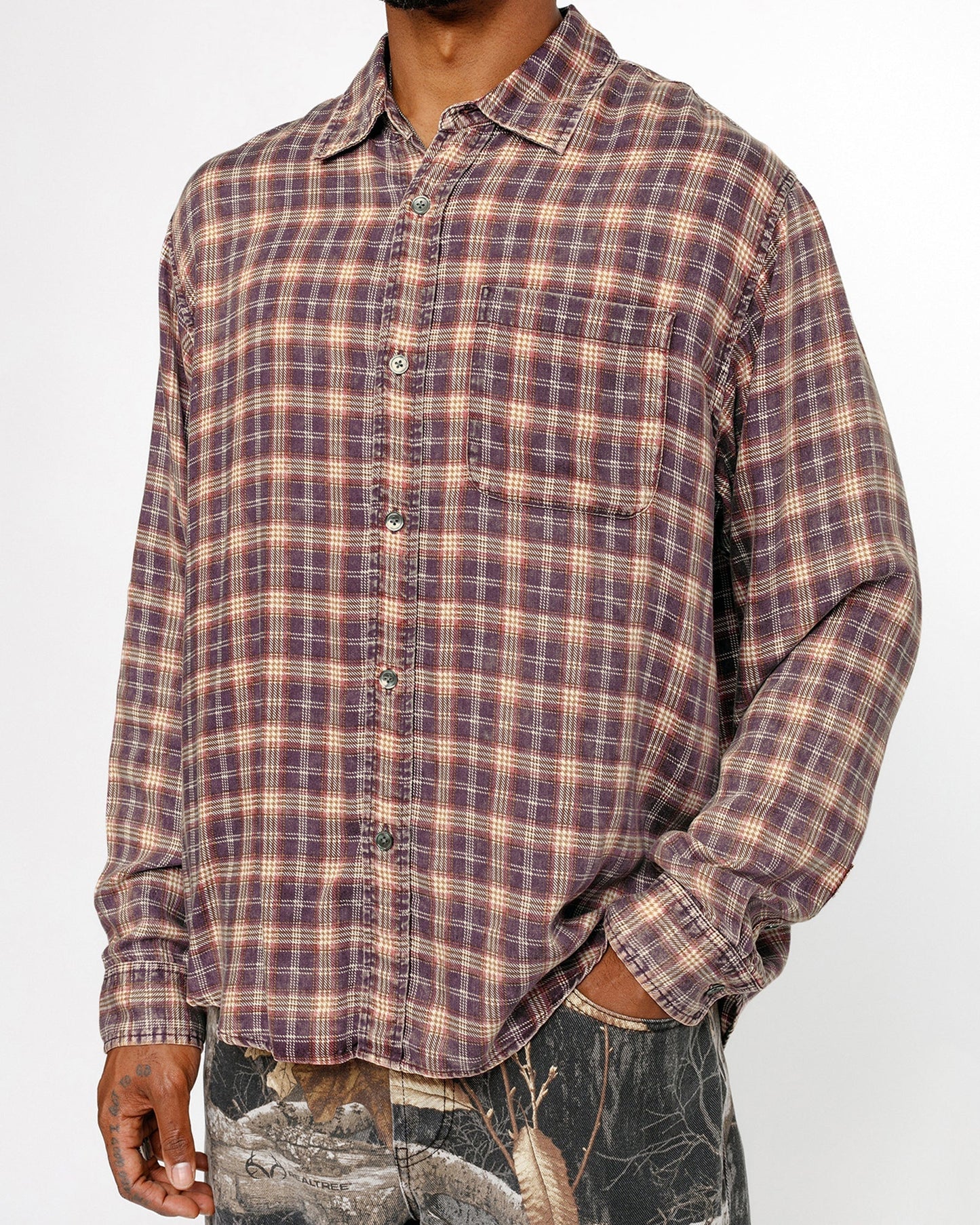 CHEMISE MATTHEW CARREAUX IMPRIMÉS