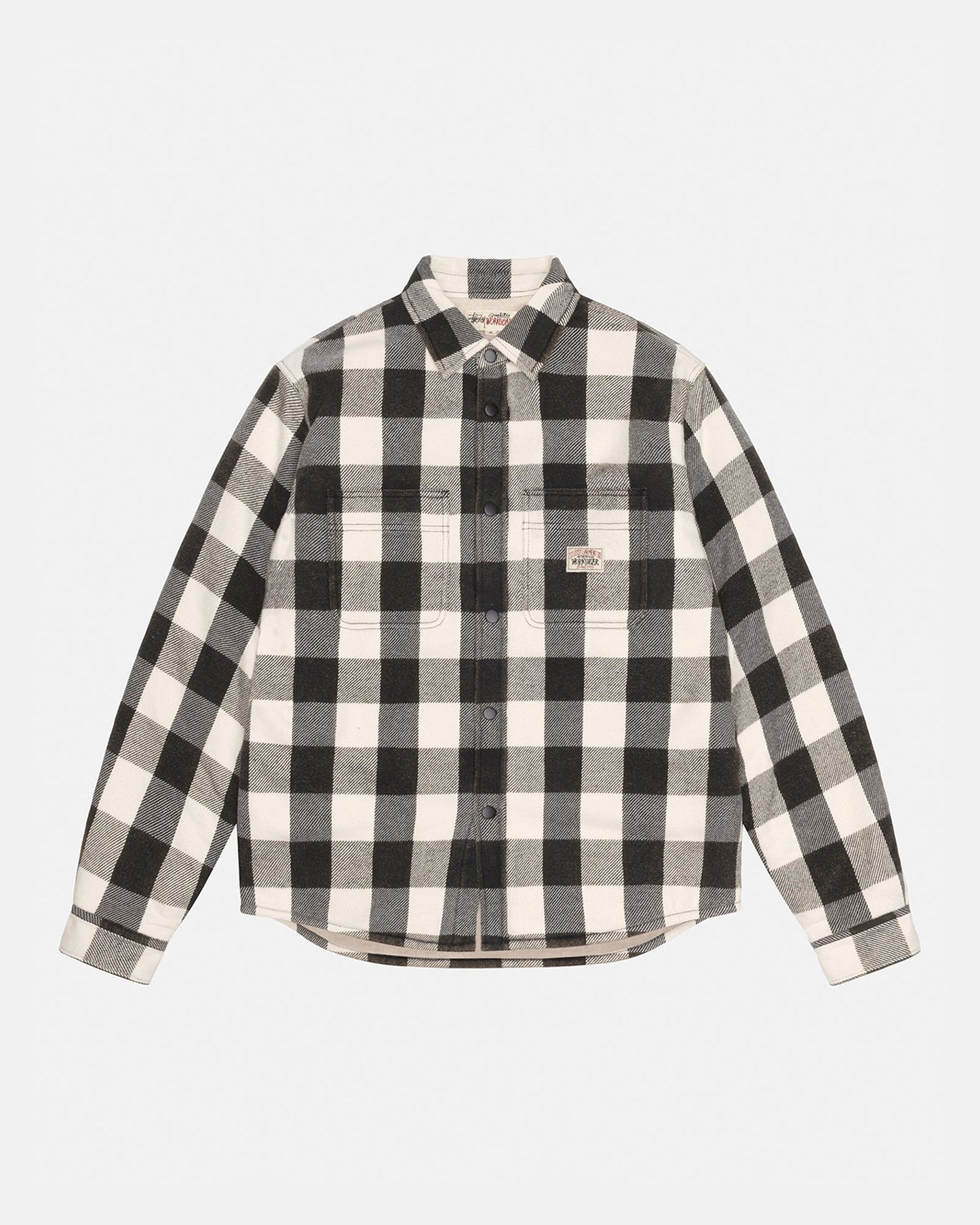 CHEMISE EN FLANELLE À CARREAUX DOUBLÉE SHERPA