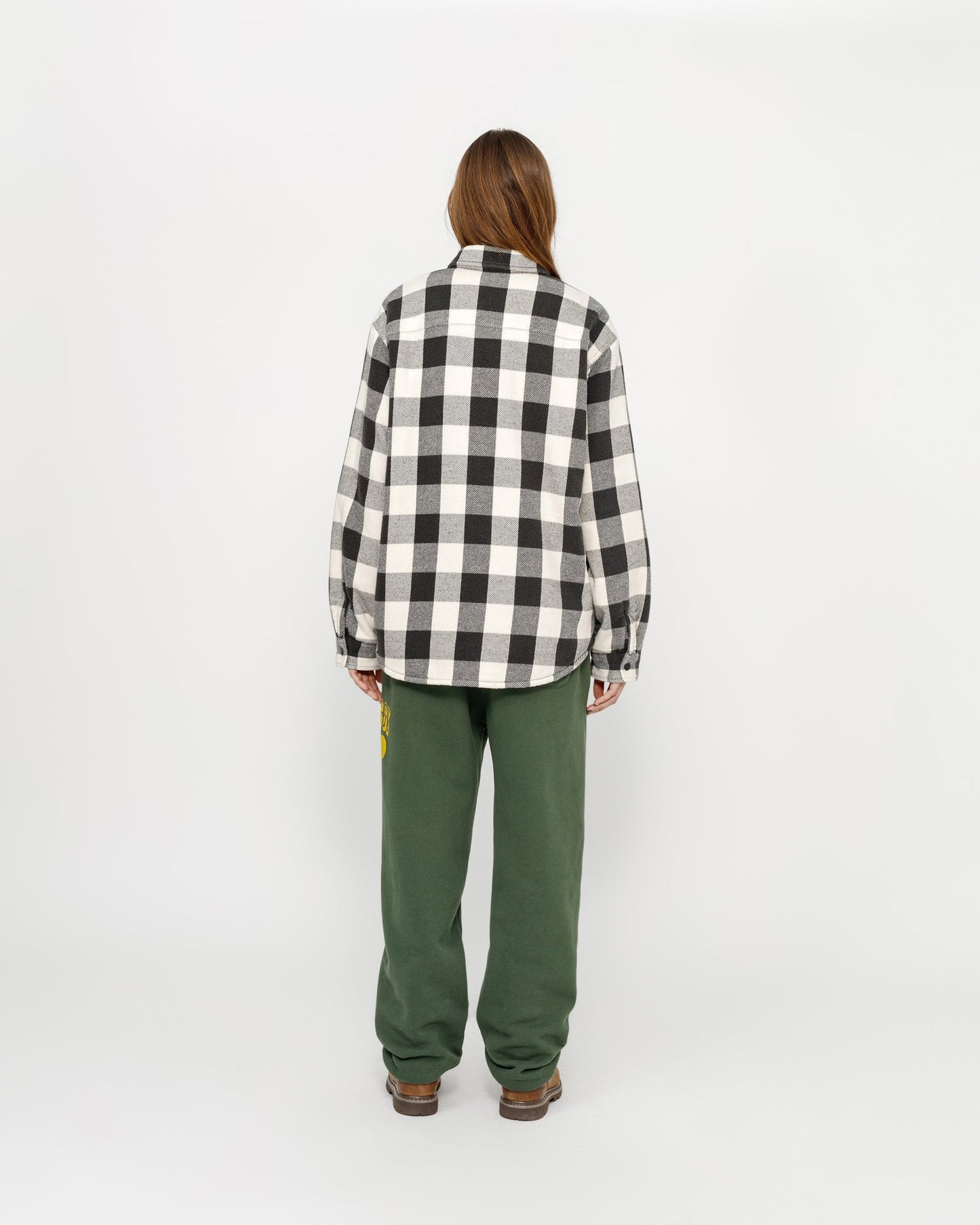 CHEMISE EN FLANELLE À CARREAUX DOUBLÉE SHERPA