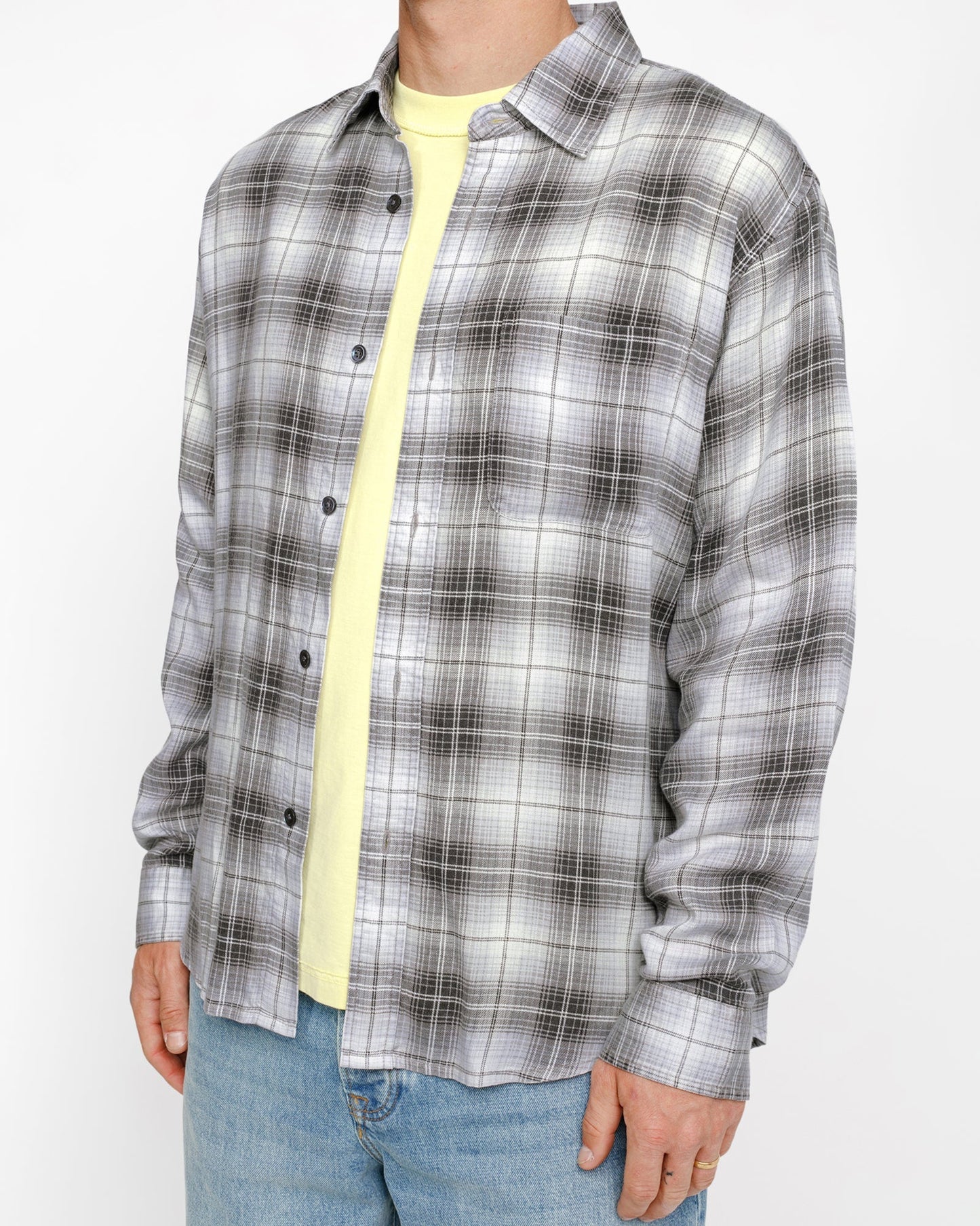 CHEMISE MATTHEW GRANDE TAILLE À CARREAUX IMPRIMÉS