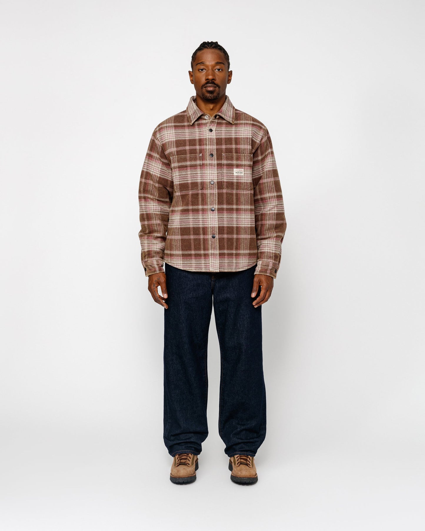 CHEMISE À CARREAUX LAVÉE ÉPAISSE