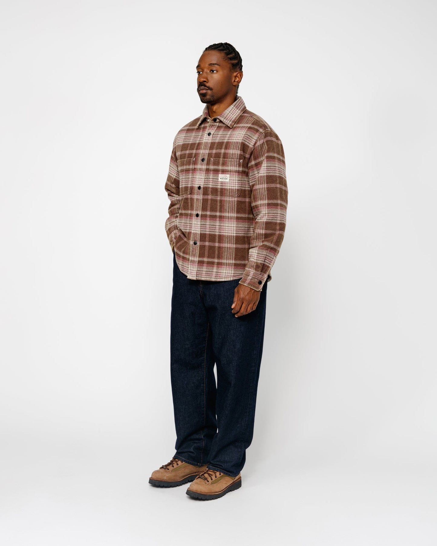 CHEMISE À CARREAUX LAVÉE INTENSÉMENT