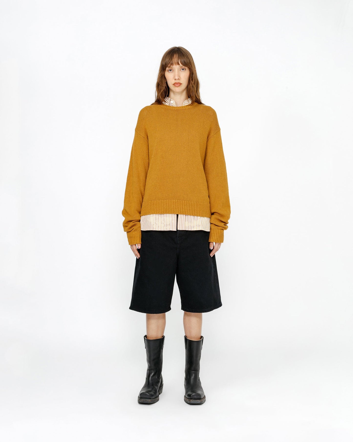 JEANS COURTS TRÈS AMPLES