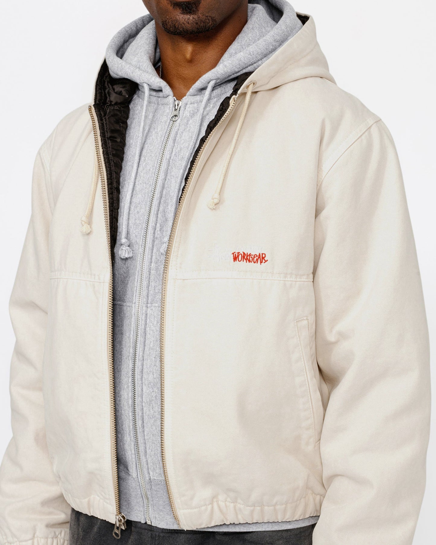 BLOUSON DE TRAVAIL TOILÉ DOUBLÉ