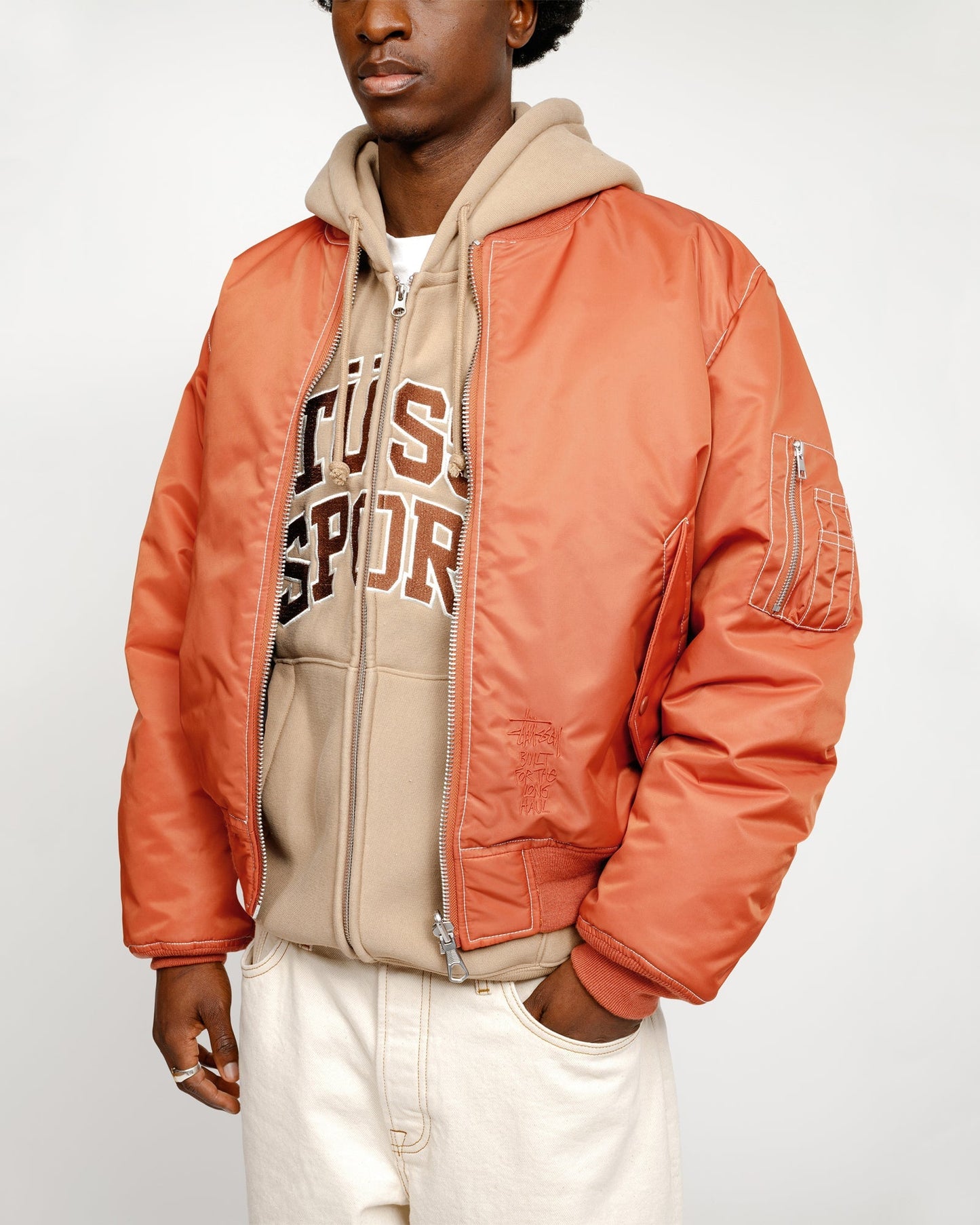 BLOUSON BOMBER RÉVERSIBLE INTÉGRÉ