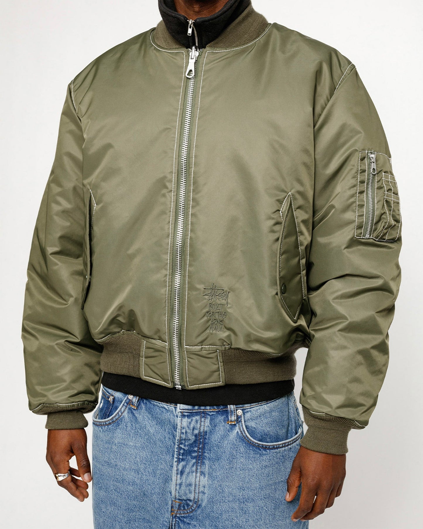 VESTE BOMBER RÉVERSIBLE INTÉGRÉE