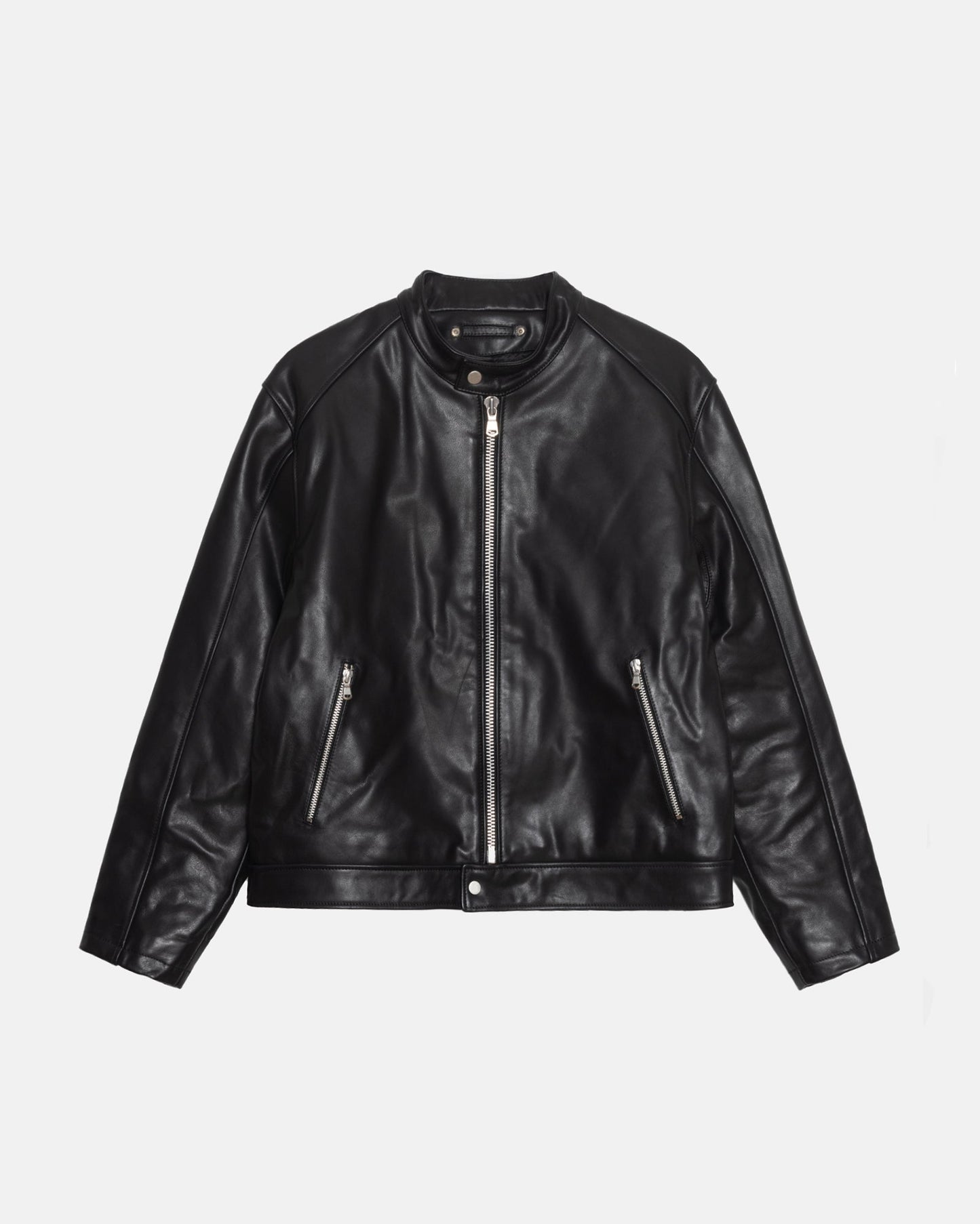 BLOUSON EN CUIR CAFE RACER