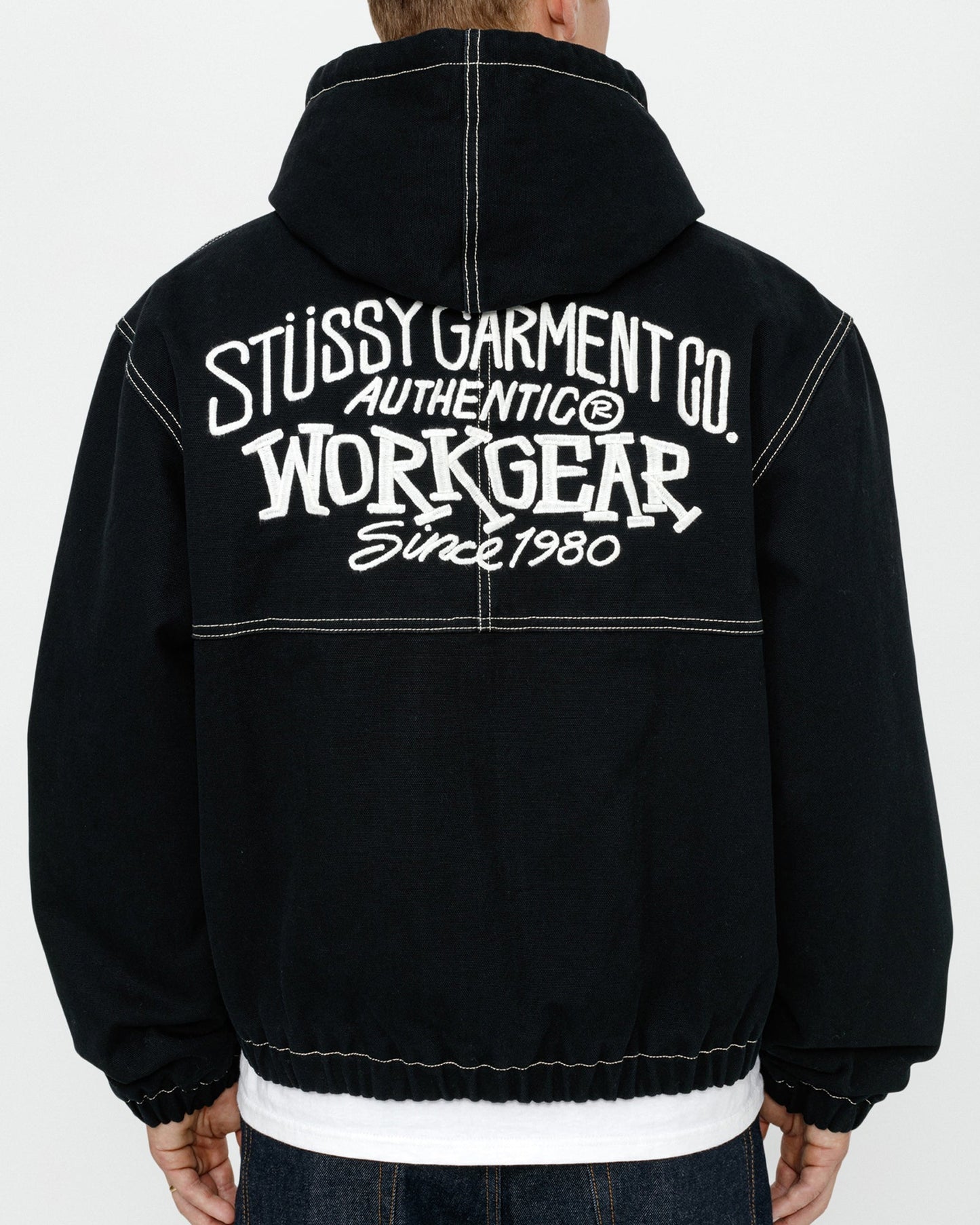 VESTE DE TRAVAIL SURPIQÛRES CONTRASTÉES