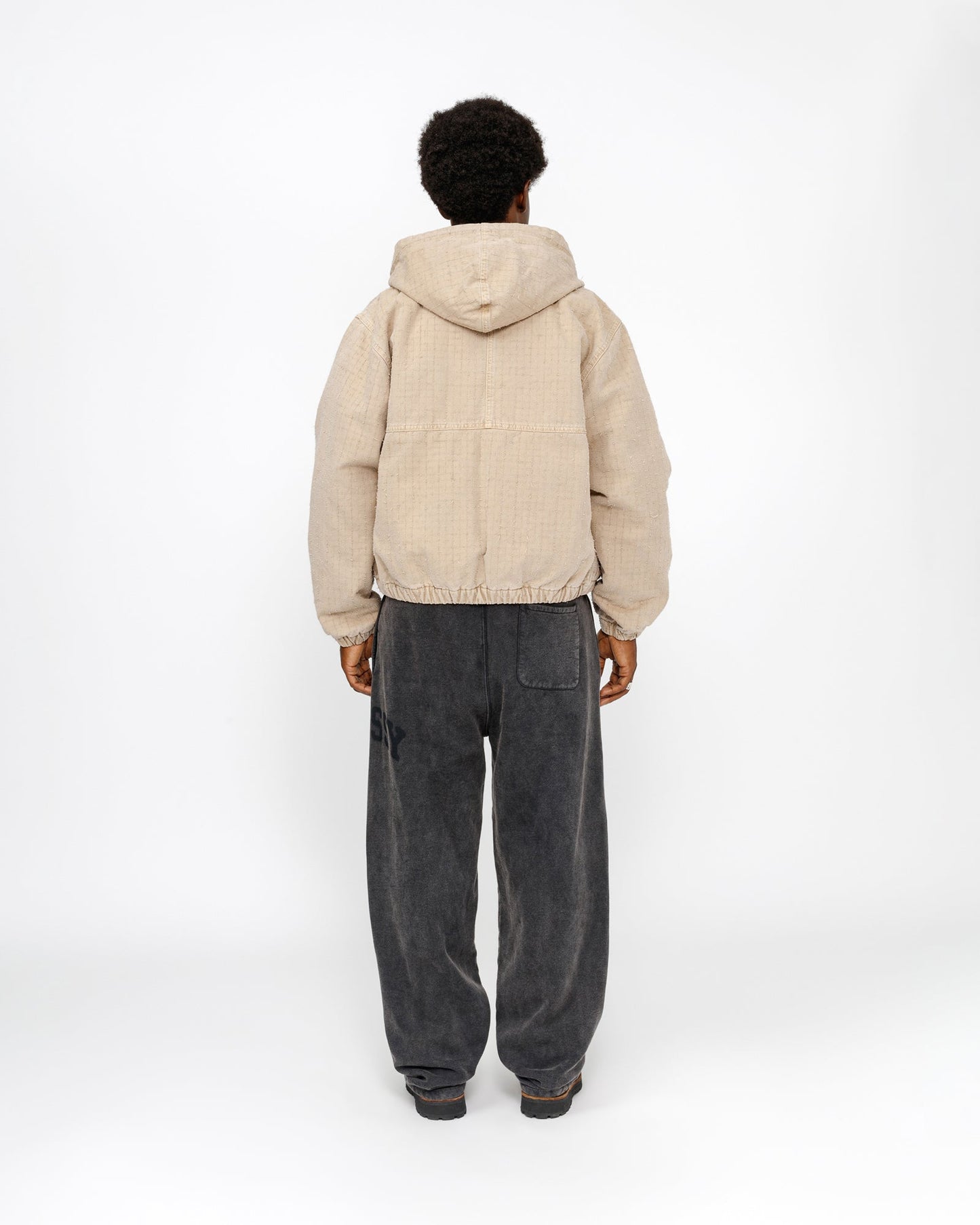 BLOUSON DE TRAVAIL TOILE AIGUILLETÉE