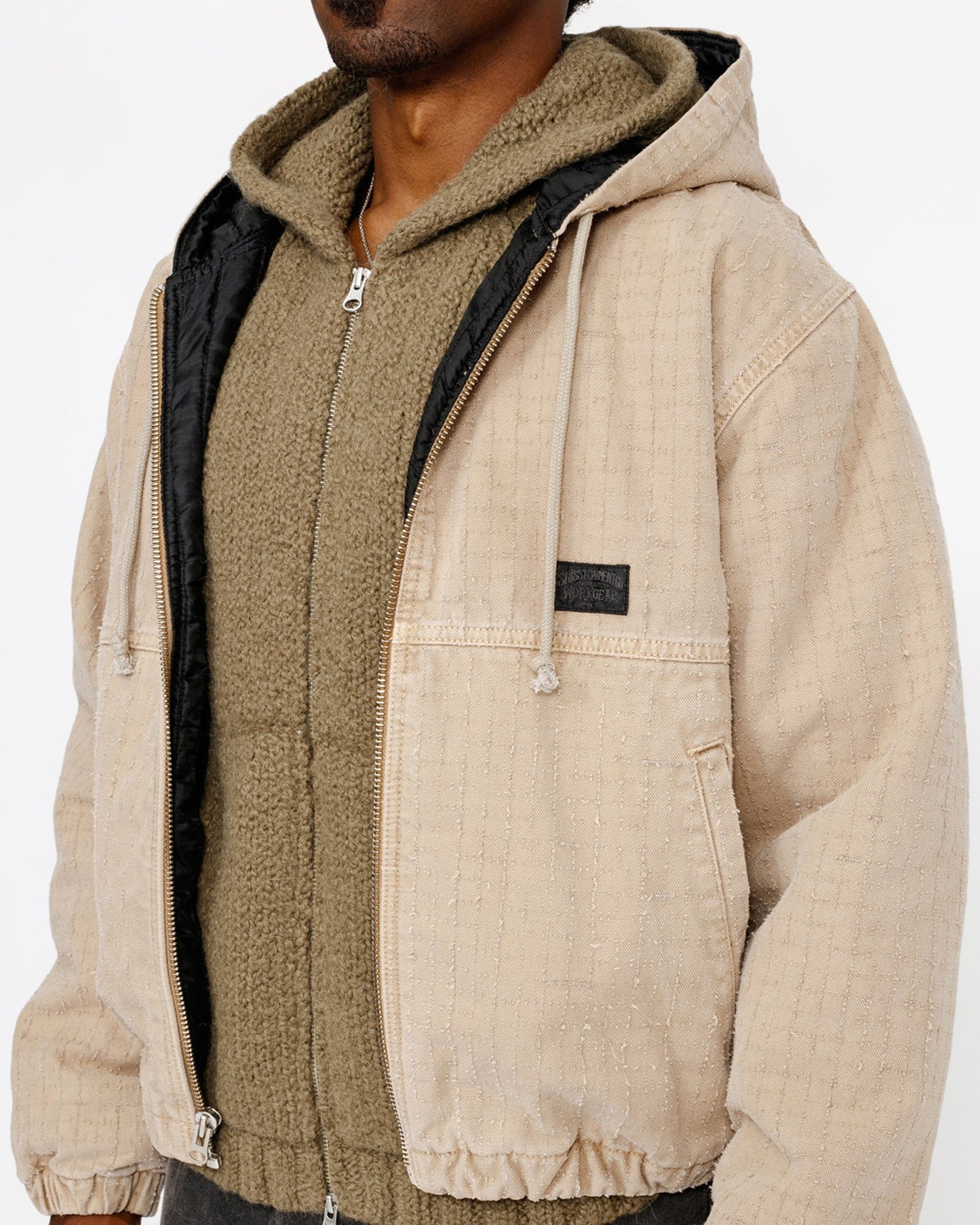 VESTE DE TRAVAIL TOILE AIGUILLETÉE