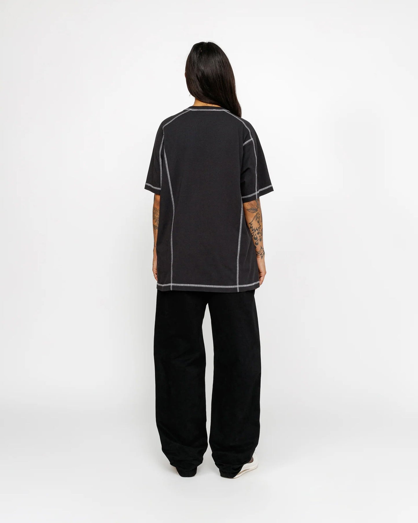 PANTALON DE PLAGE EN COTON GRATTÉ