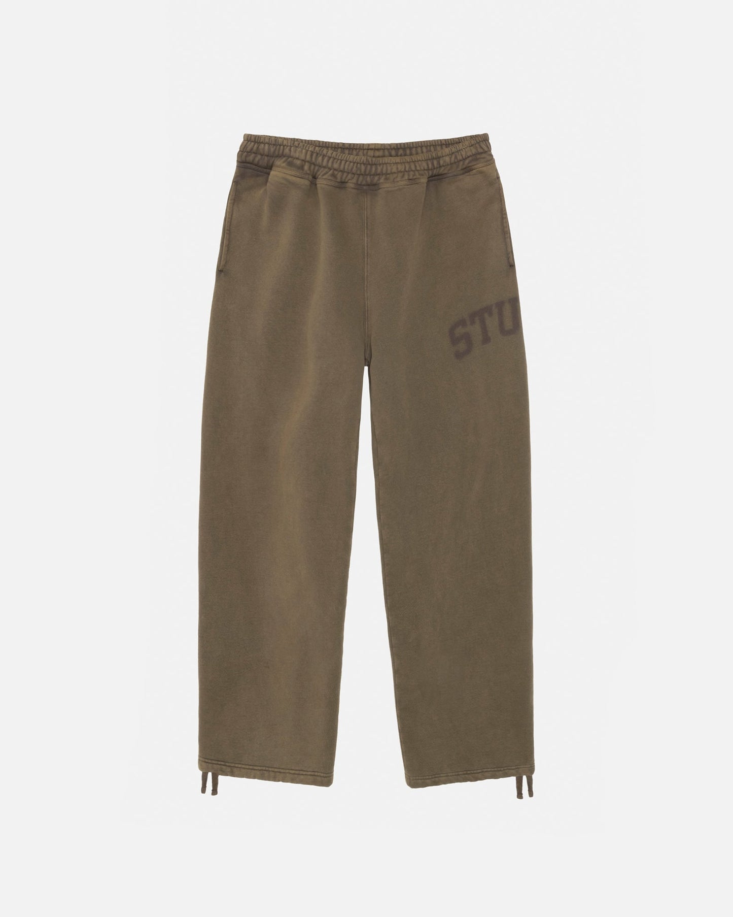 PANTALON MOLLETON GRAPHIQUE DÉLAVÉ