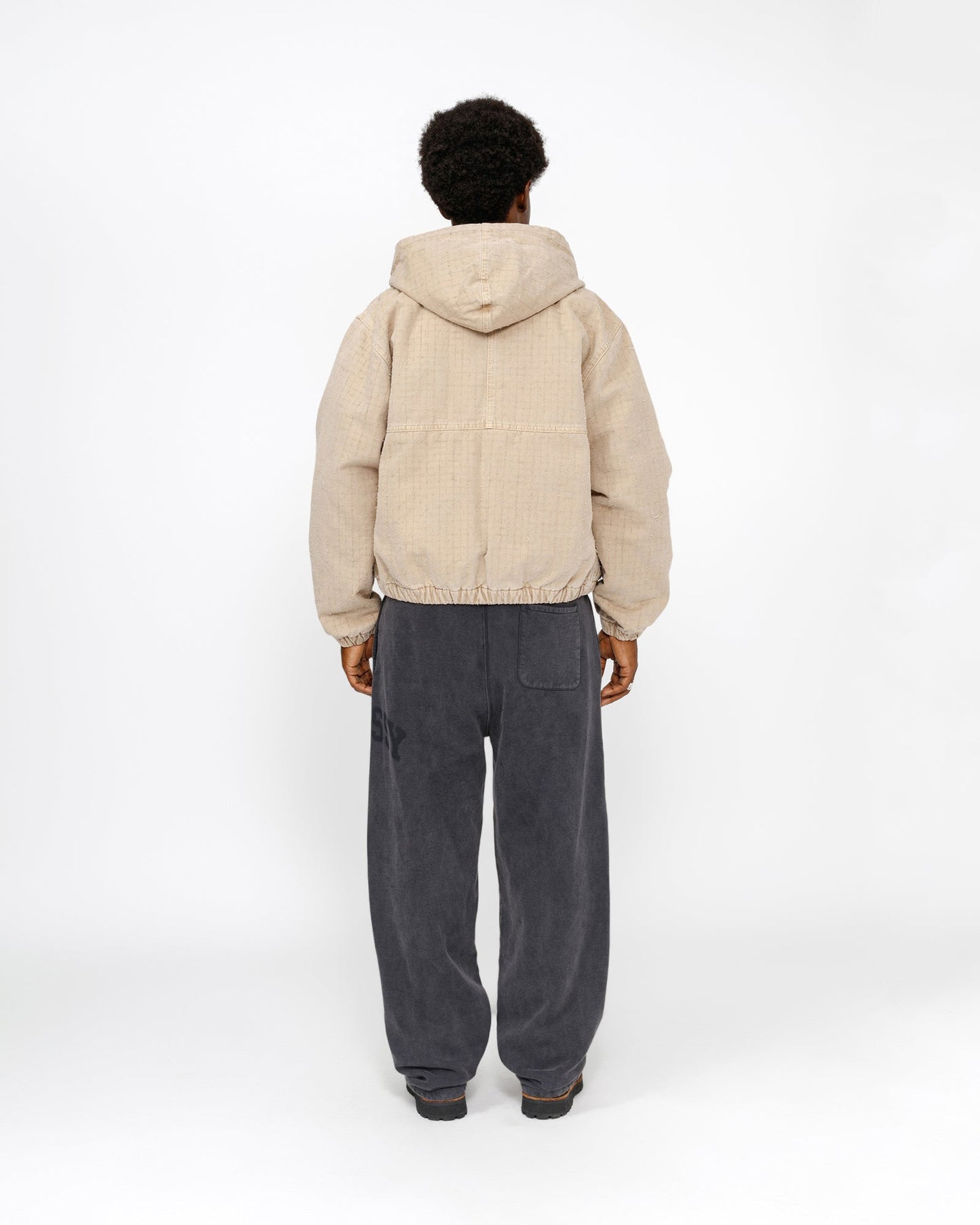 PANTALON MOLLETON GRAPHIQUE DÉLAVÉ