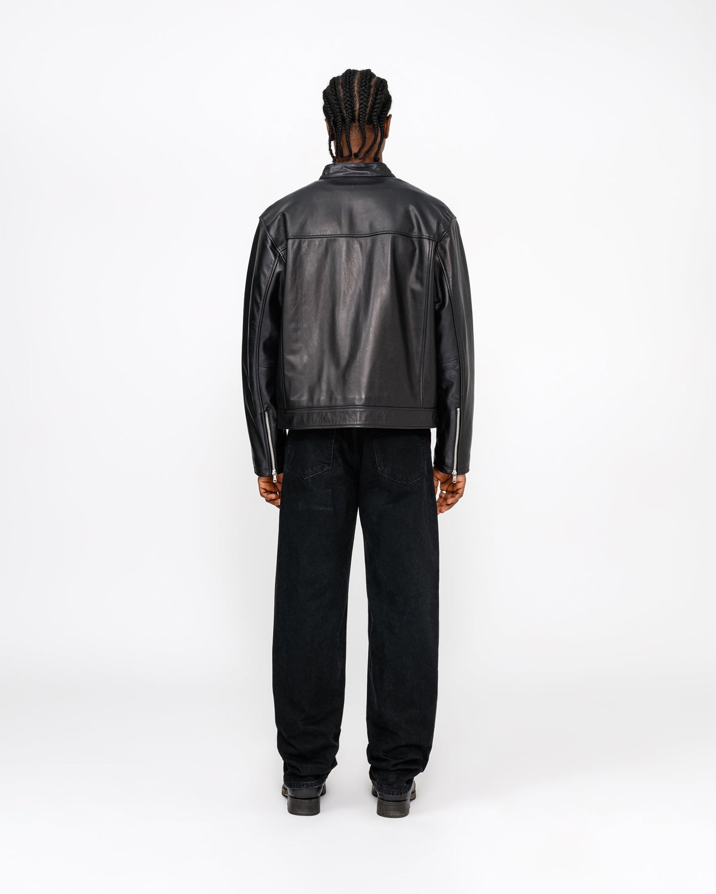 BLOUSON EN CUIR CAFE RACER