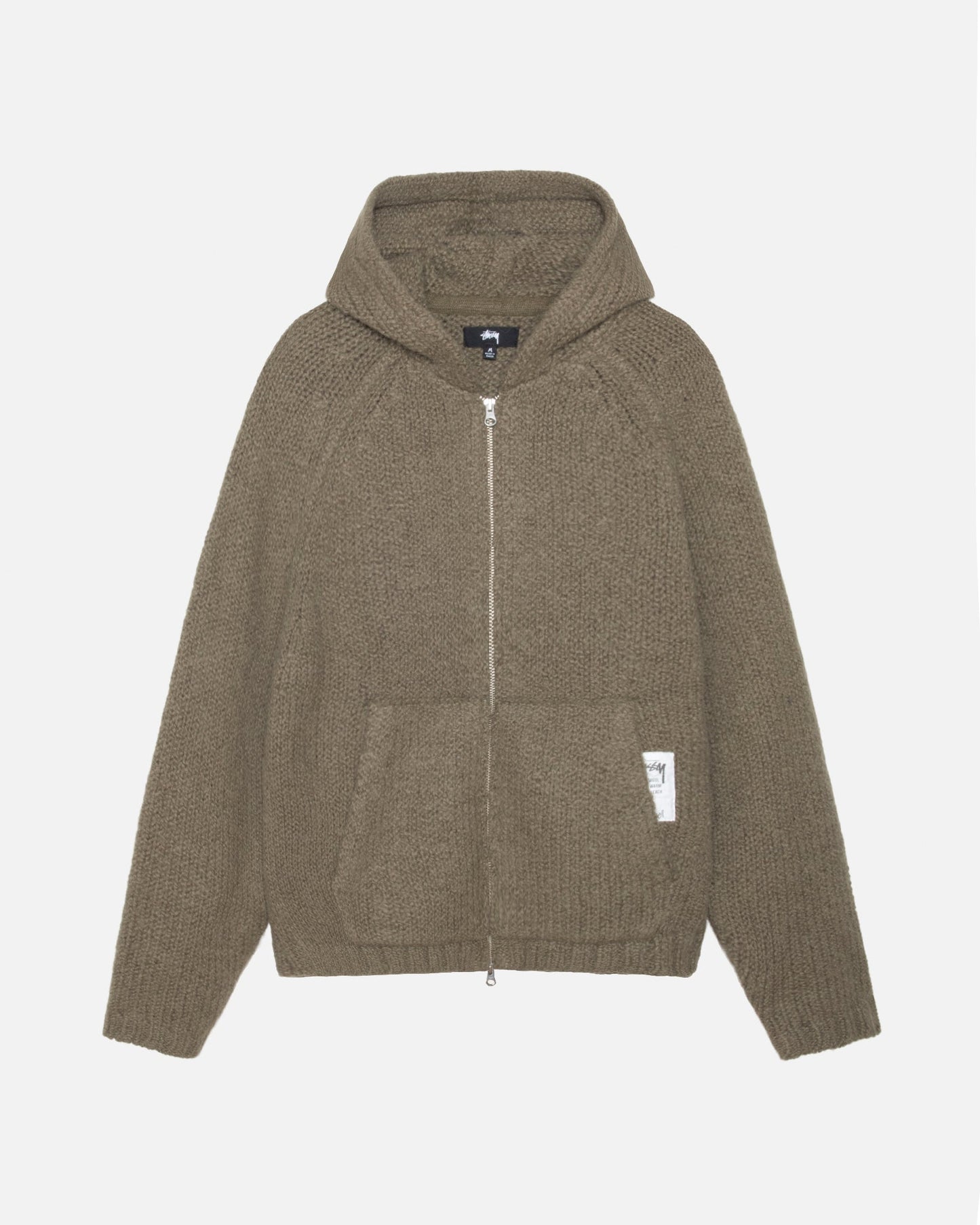 PULL À CAPUCHE ZIPPÉ EN MAILLE ÉPAISSE