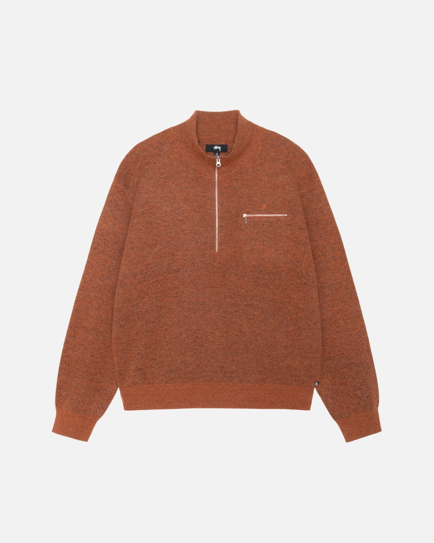 PULL COL MONTANT DEMI-ZIP