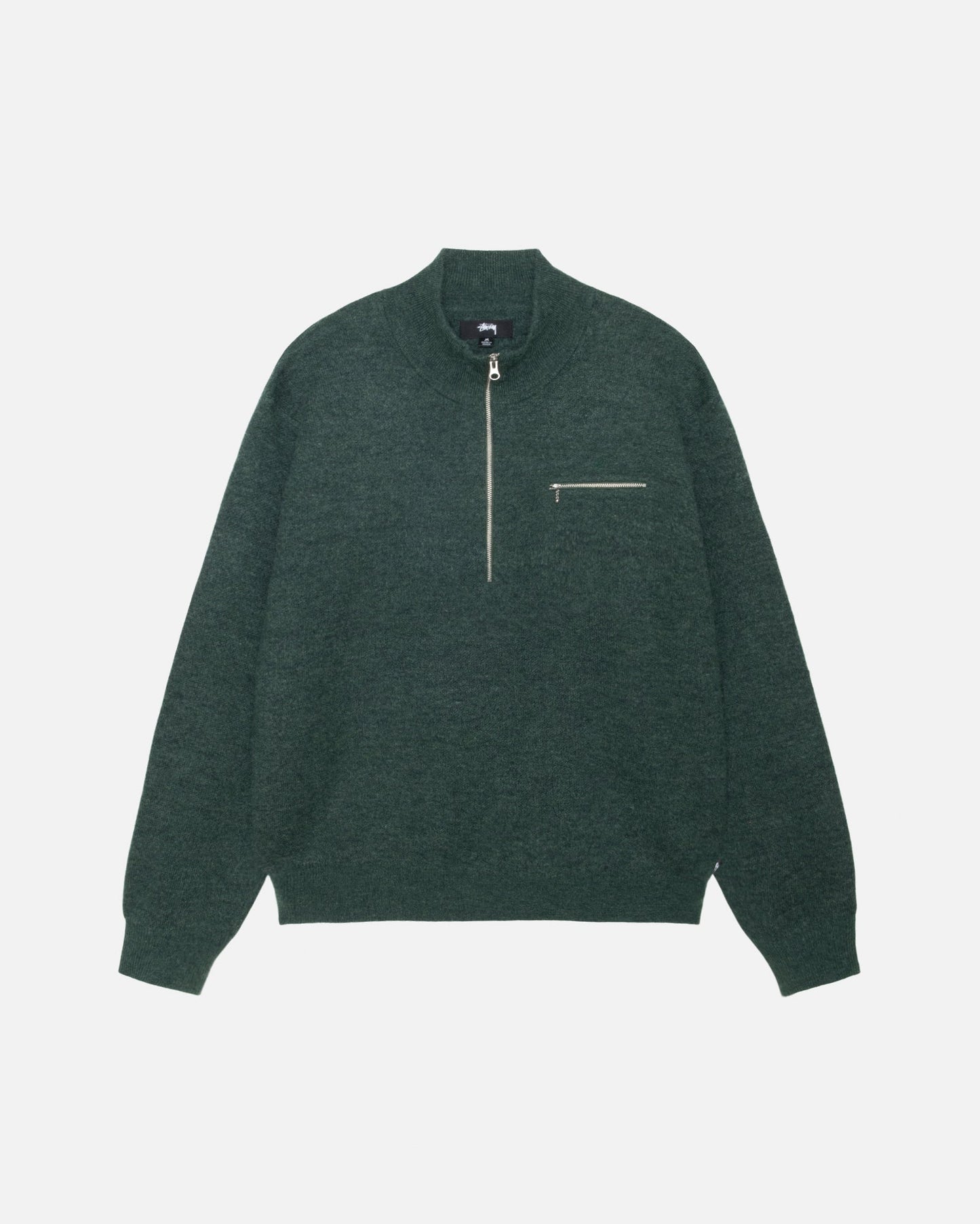 PULL COL MONTANT DEMI-ZIP
