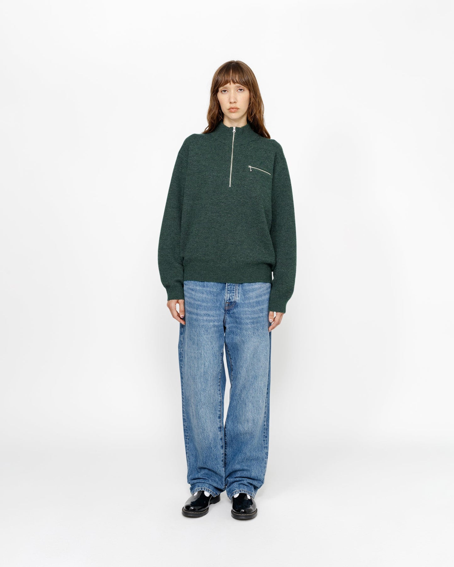 PULL COL MONTANT ZIPPÉ
