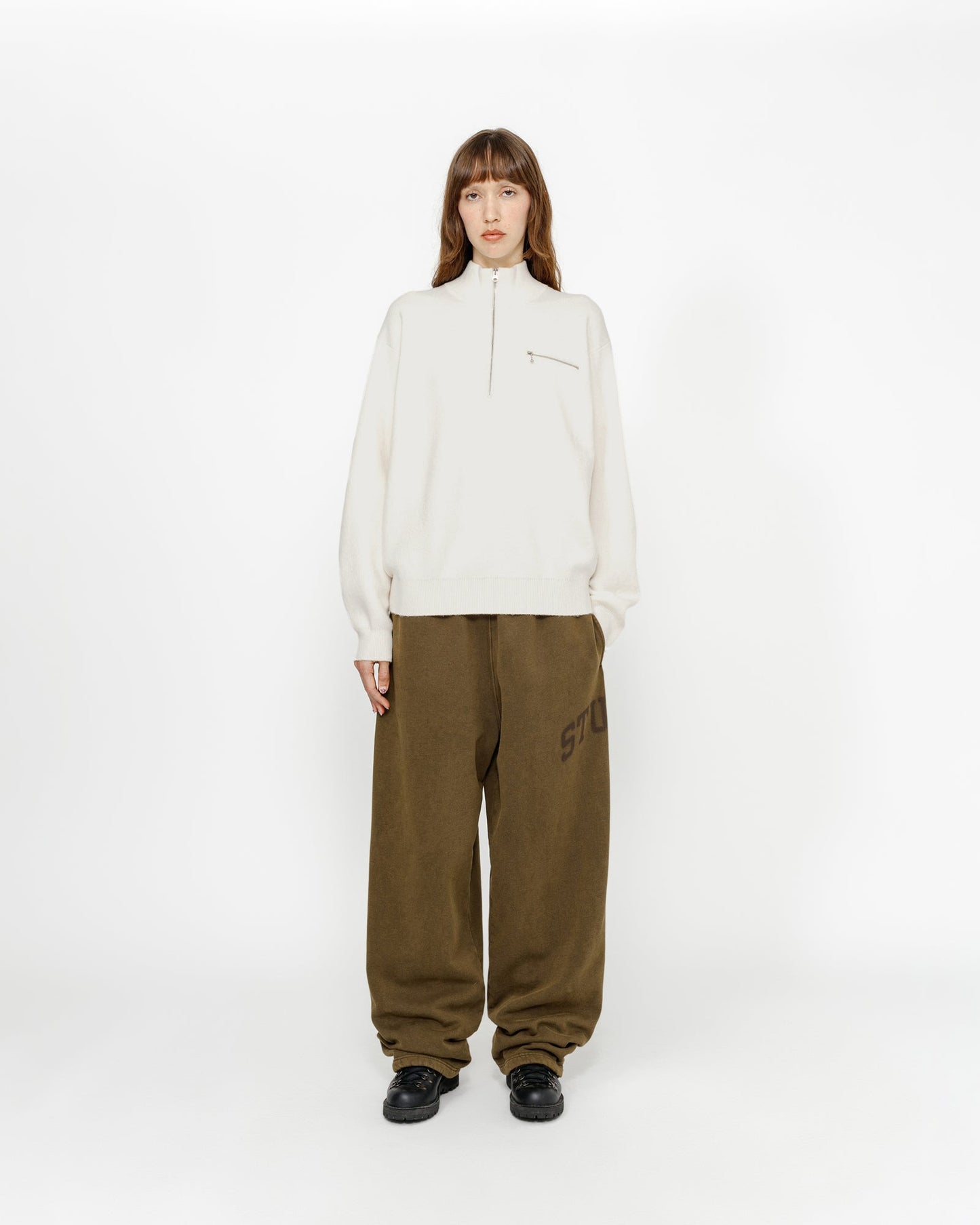 PULL COL MONTANT ZIPPÉ