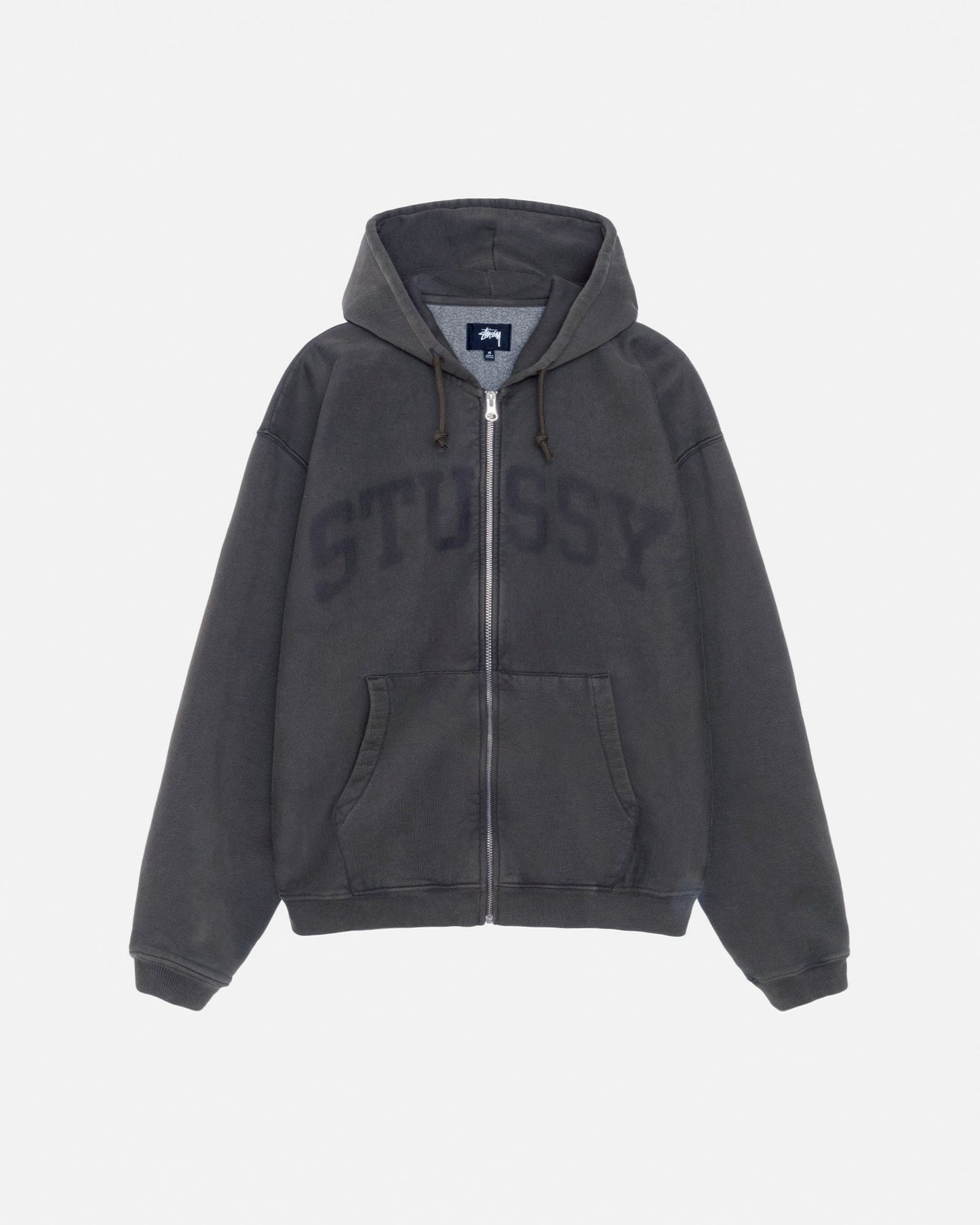 SWEAT À CAPUCHE ZIPPÉ À MOTIF DÉLAVÉ