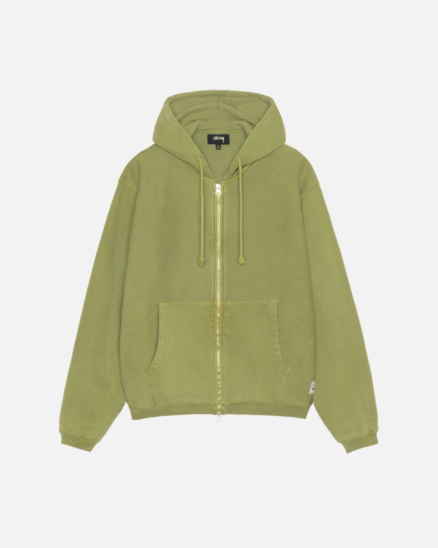 SWEAT À CAPUCHE ZIPPÉ DOUBLÉ GAUFRÉ