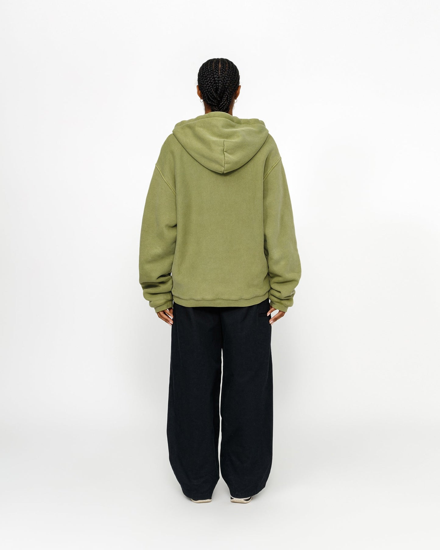 SWEAT À CAPUCHE ZIPPÉ DOUBLÉ GAUFRÉ