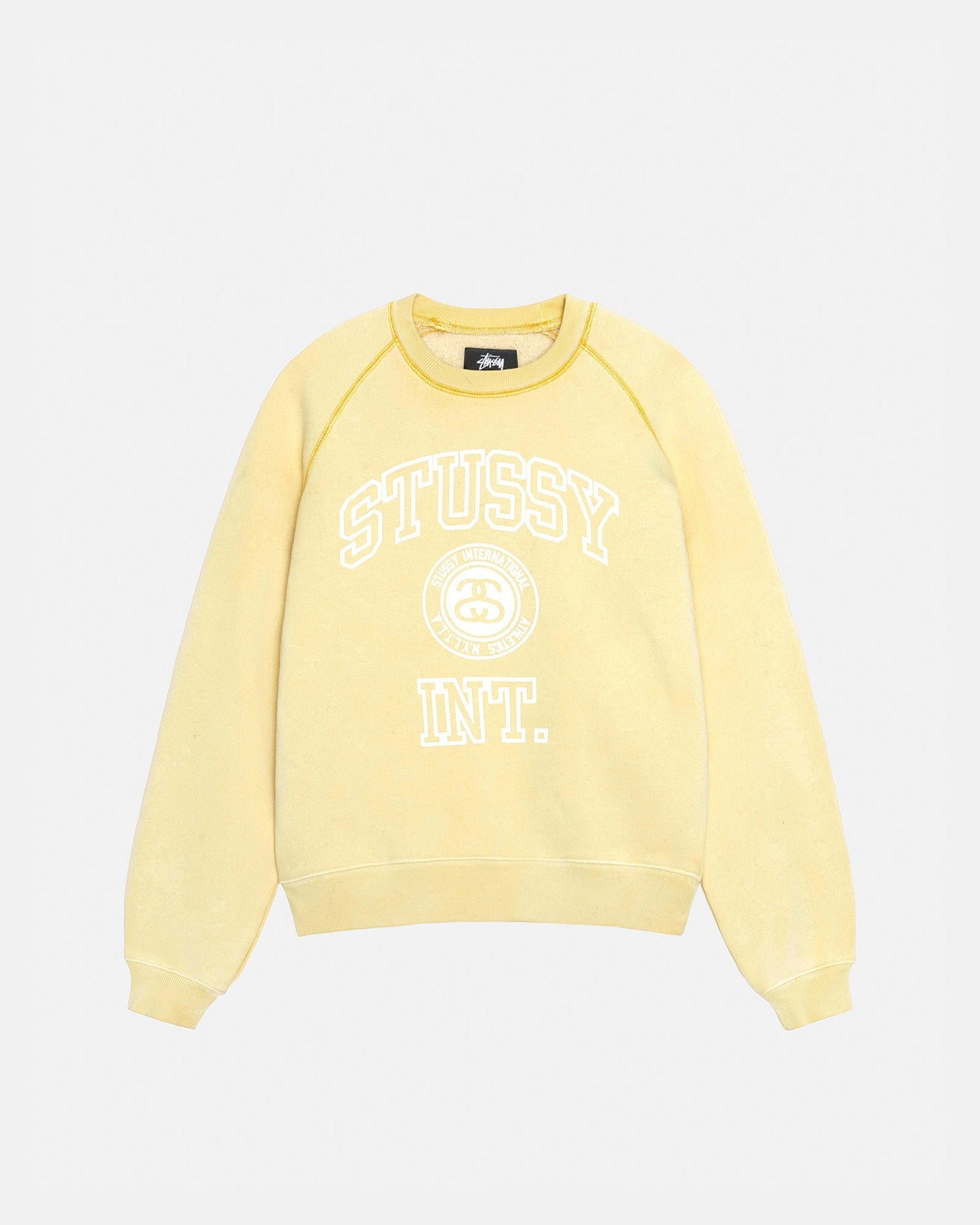 SWEAT RAGLAN COL ROND SURJETÉ STYLE UNIVERSITAIRE