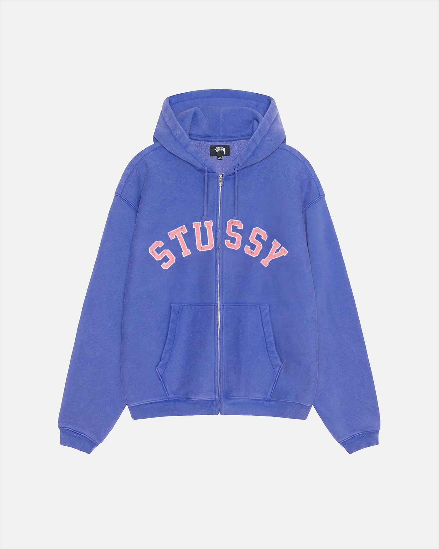 SWEAT À CAPUCHE ZIPPÉ À MOTIF DÉLAVÉ
