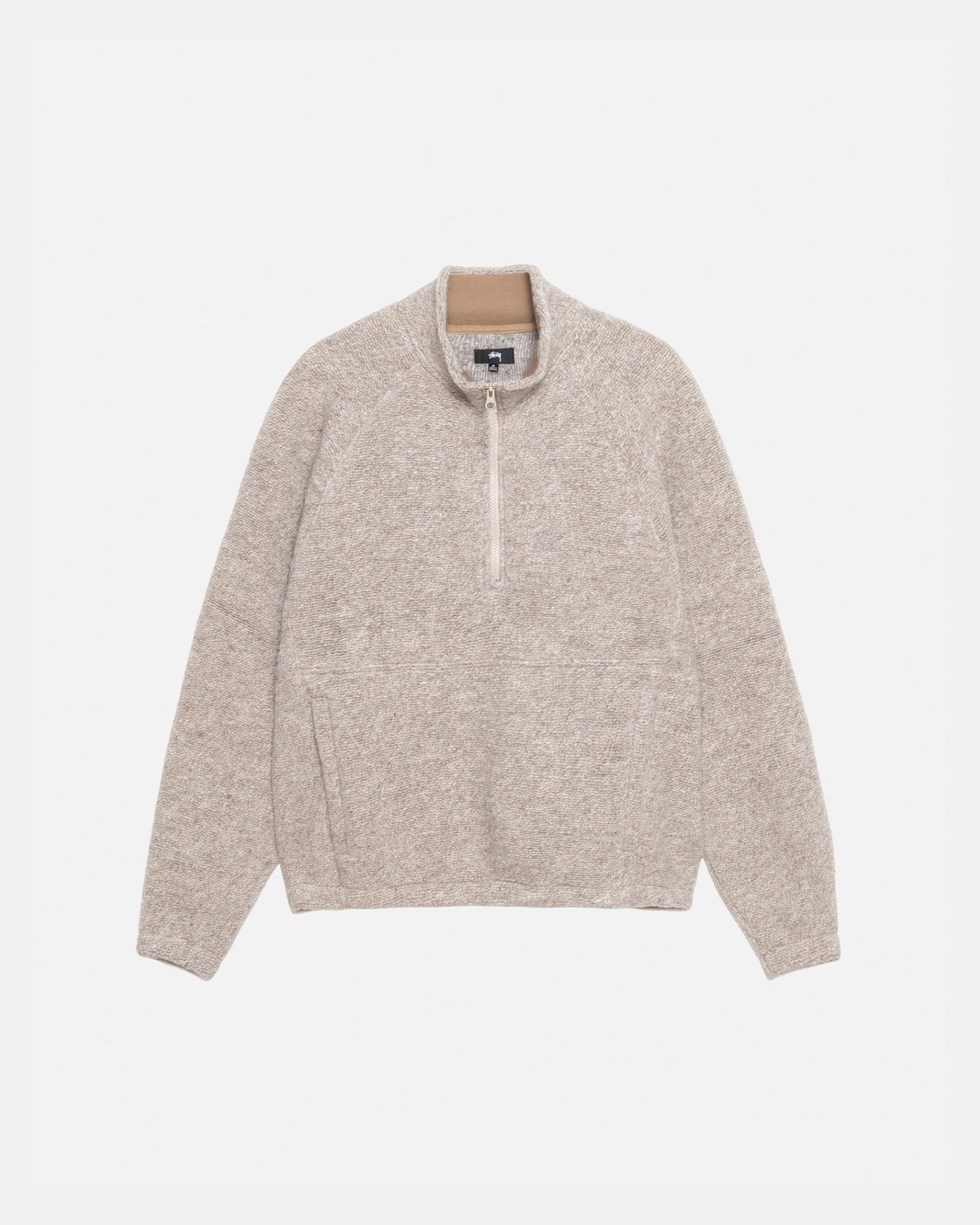 MOCK-NECK EN SHERPA MÉLANGE DE LAINE
