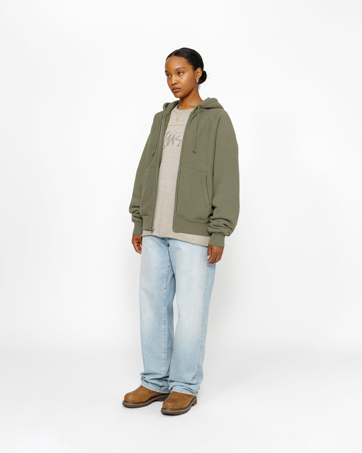 SWEAT À CAPUCHE ZIPPÉ RAGLAN