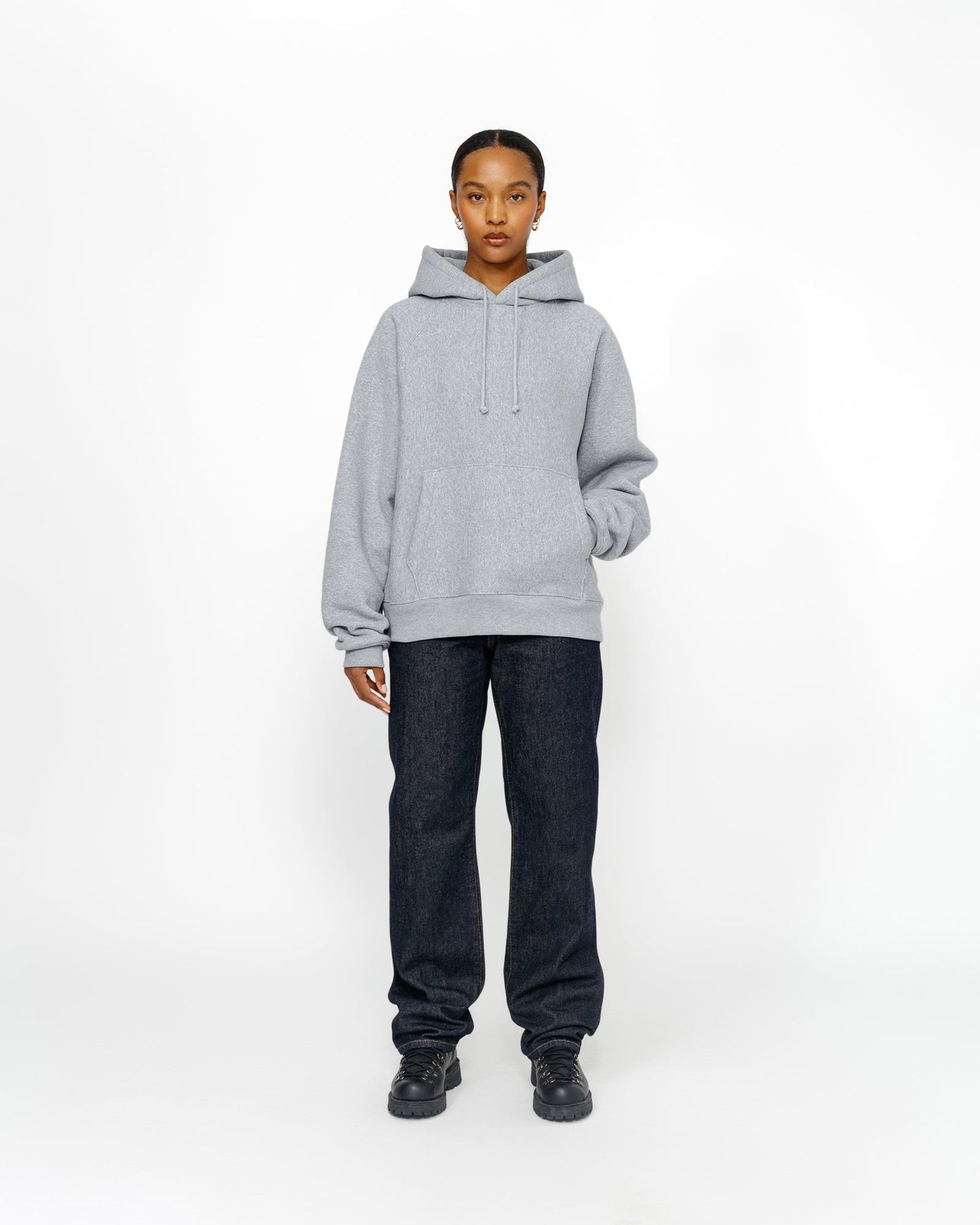 SWEAT À CAPUCHE RAGLAN EN MOLLETON