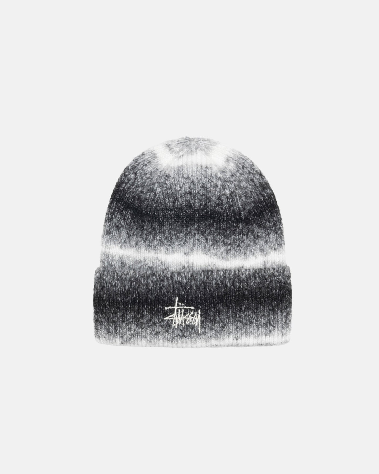 BONNET RAYÉ À REVERS EN TRICOT