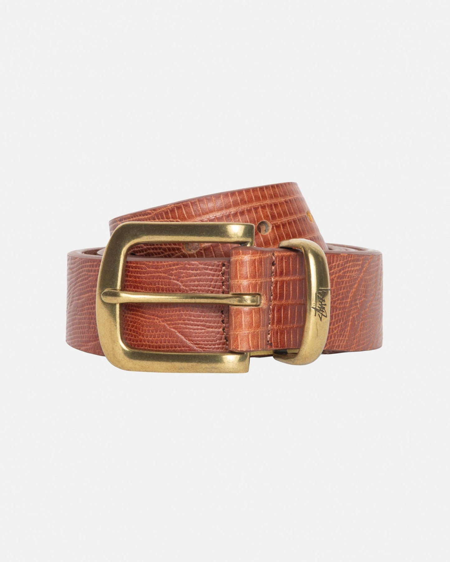 CEINTURE TEXTURÉE EN PEAU DE LÉZARD