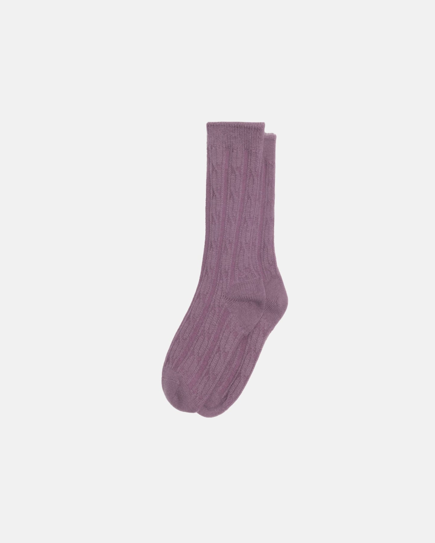 CHAUSSETTES ROBE TRICOT CÂBLÉES
