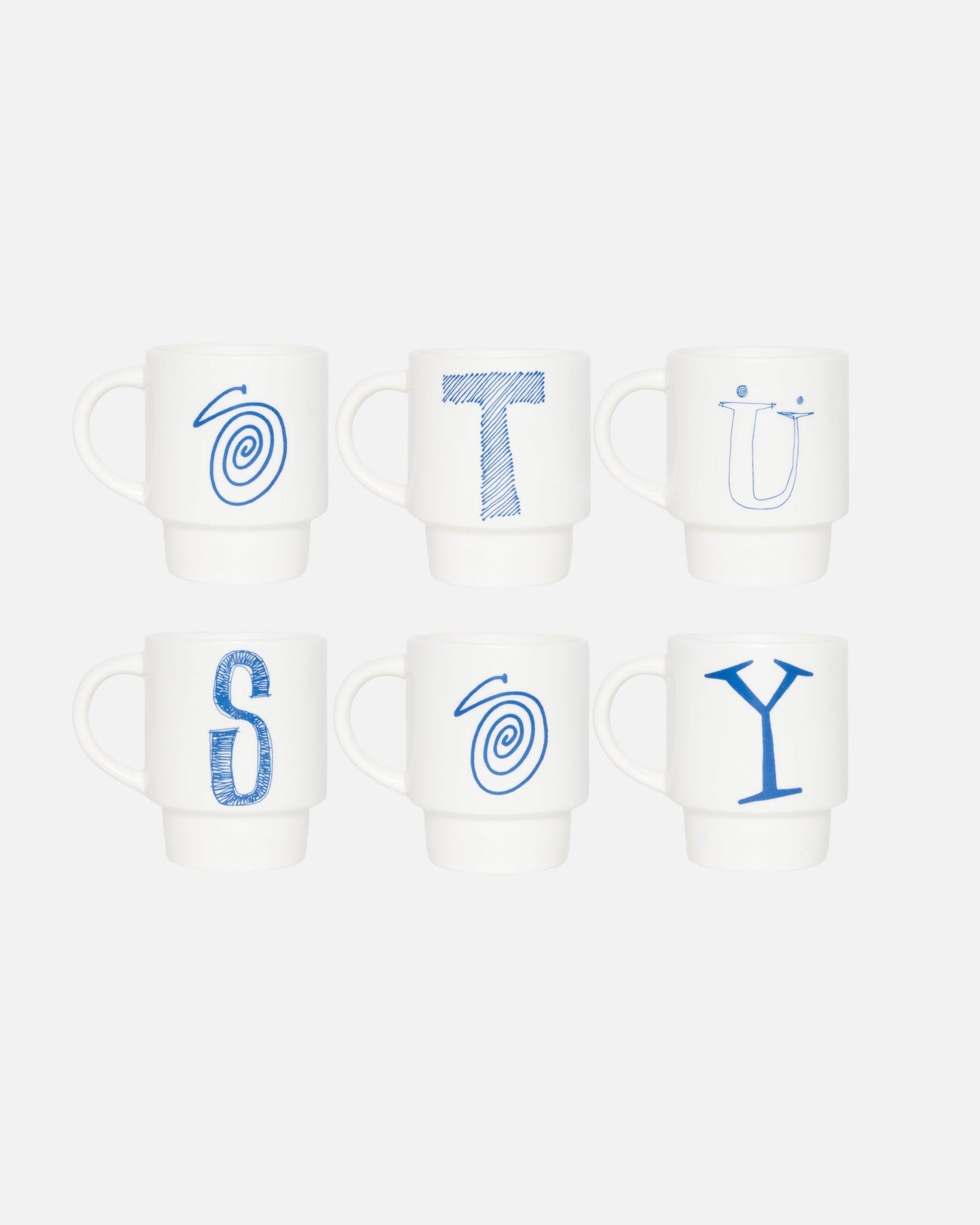 ENSEMBLE DE 6 MUGS EMPILABLES