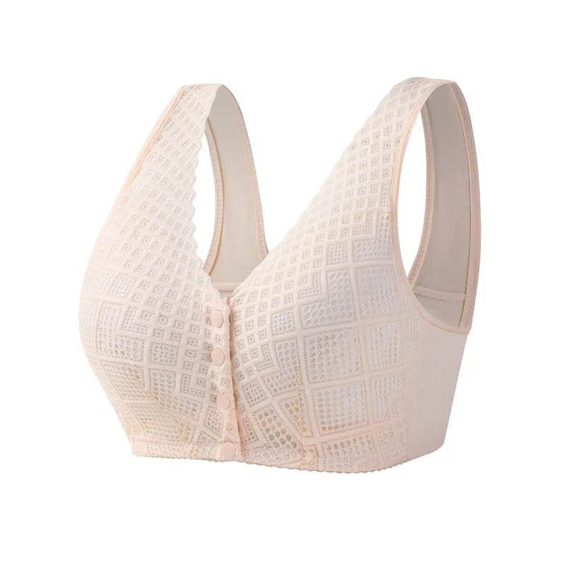 ⏱Offre limitée - Soutien-gorge boutonné devant en coton pour femme