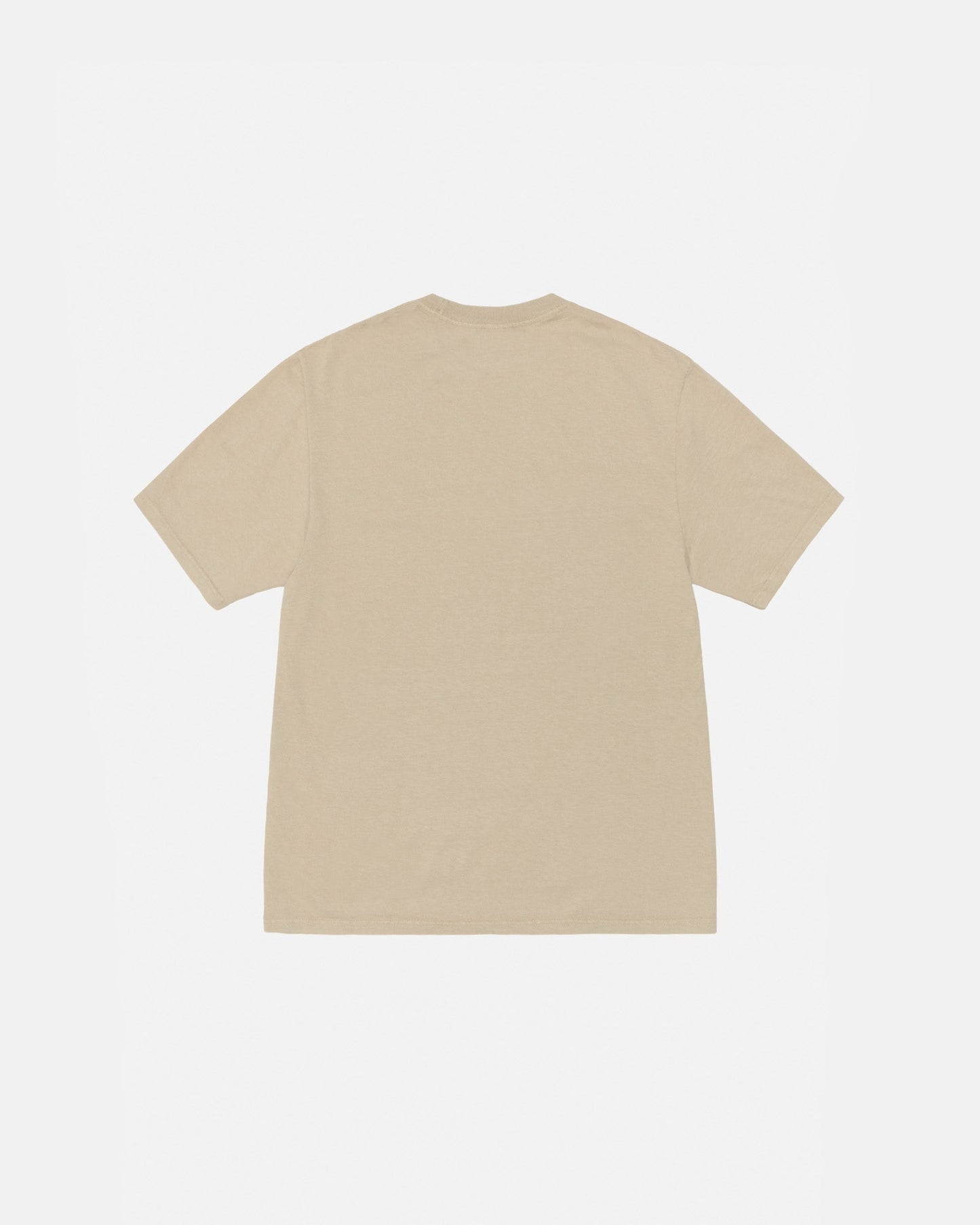 T-SHIRT EN COTON LISSE TEINT EN PIÈCE